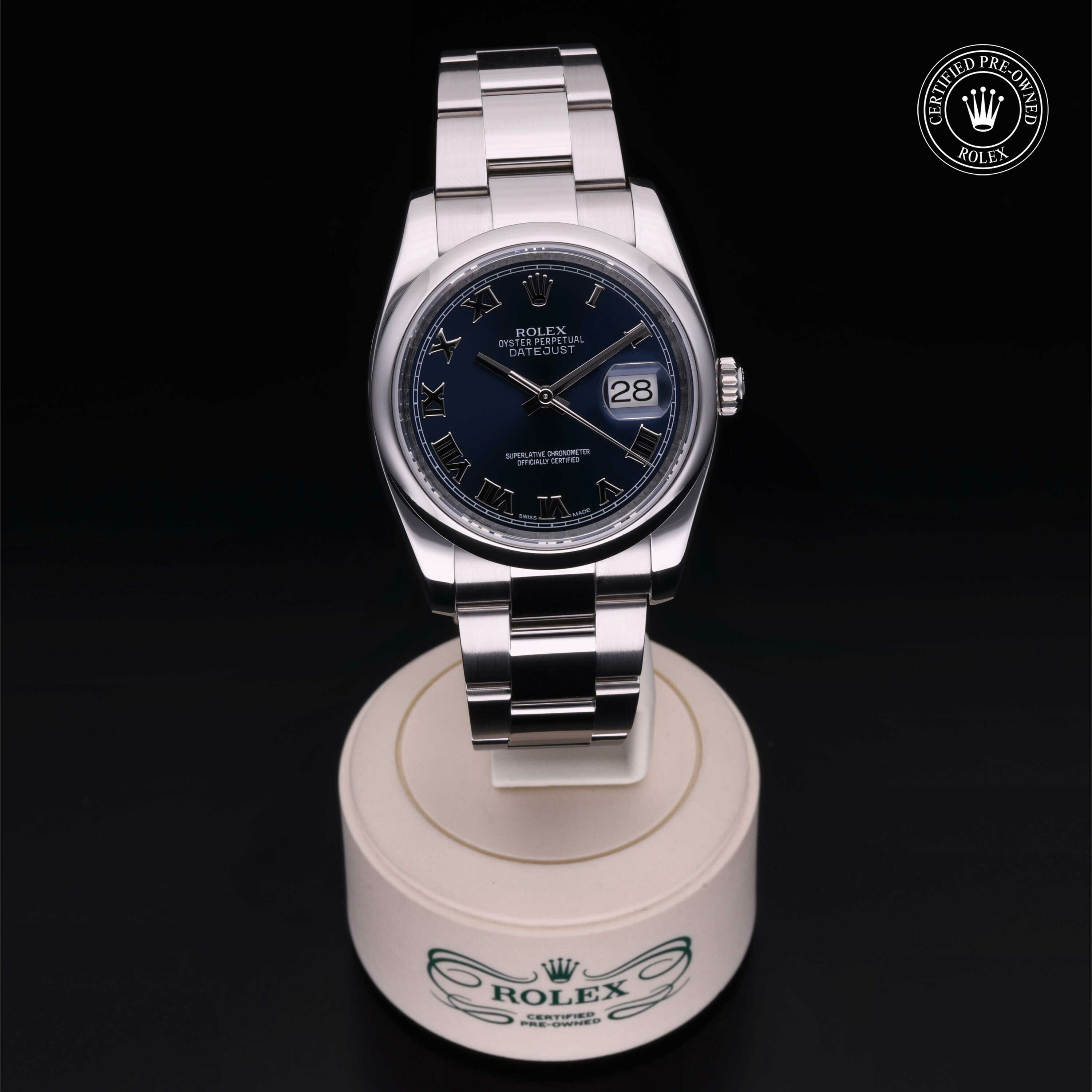 Rolex Datejust 36 en Acier M116200-0062 chez Frojo - vue 36