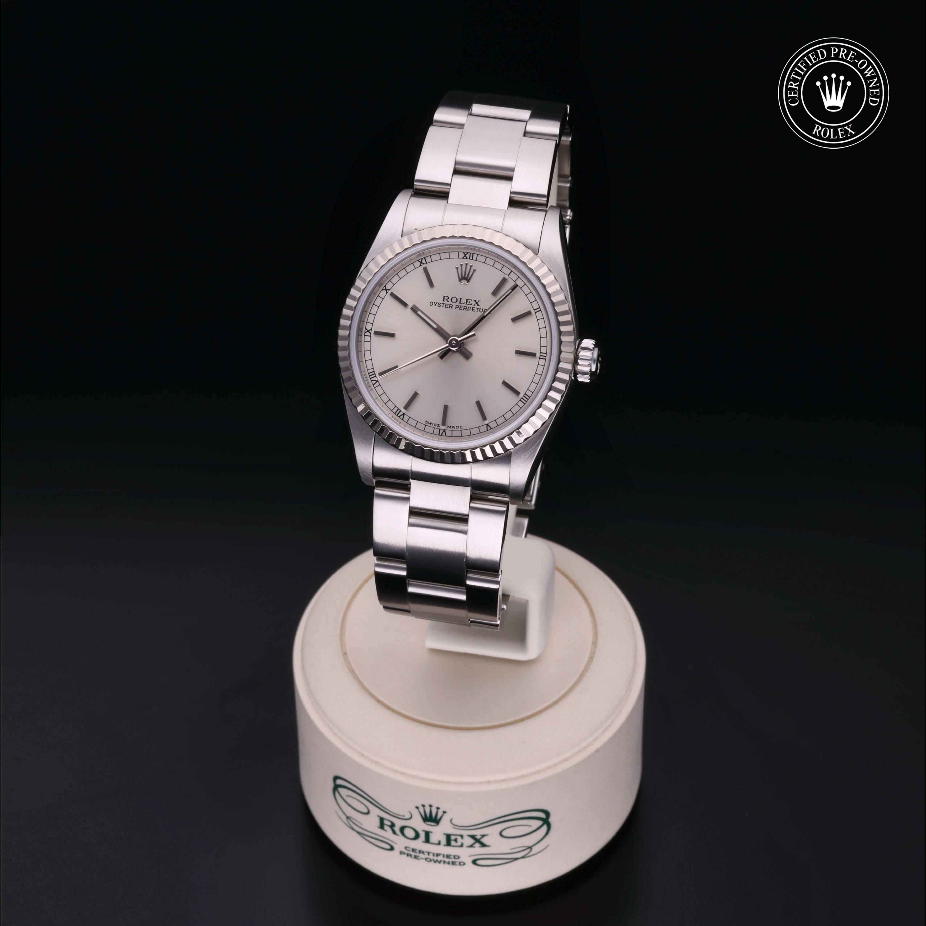 Rolex Oyster Perpetual 31 en Rolesor 18 Carat Gris M77014-0021 chez Frojo - vue 2