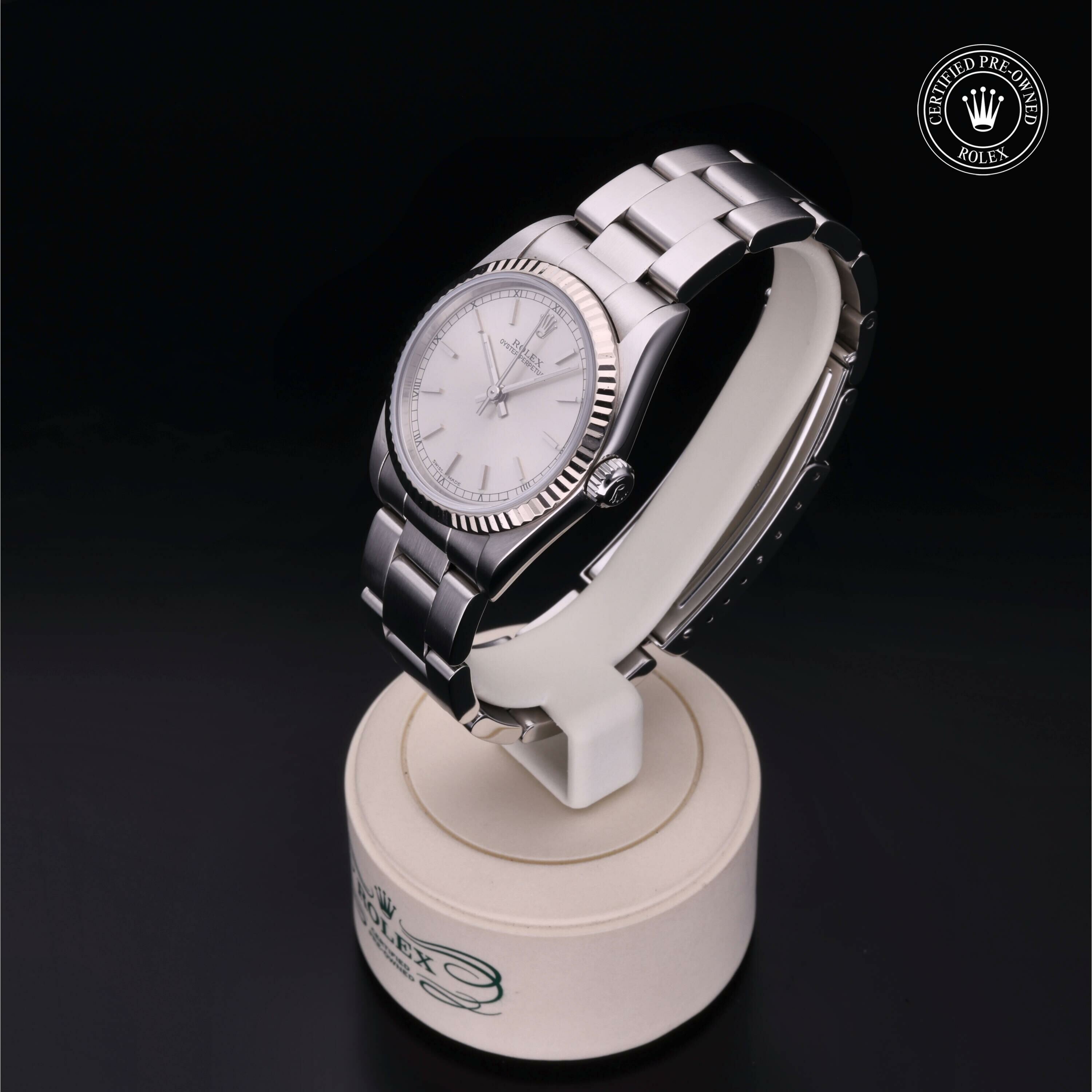 Rolex Oyster Perpetual 31 en Rolesor 18 Carat Gris M77014-0021 chez Frojo - vue 6