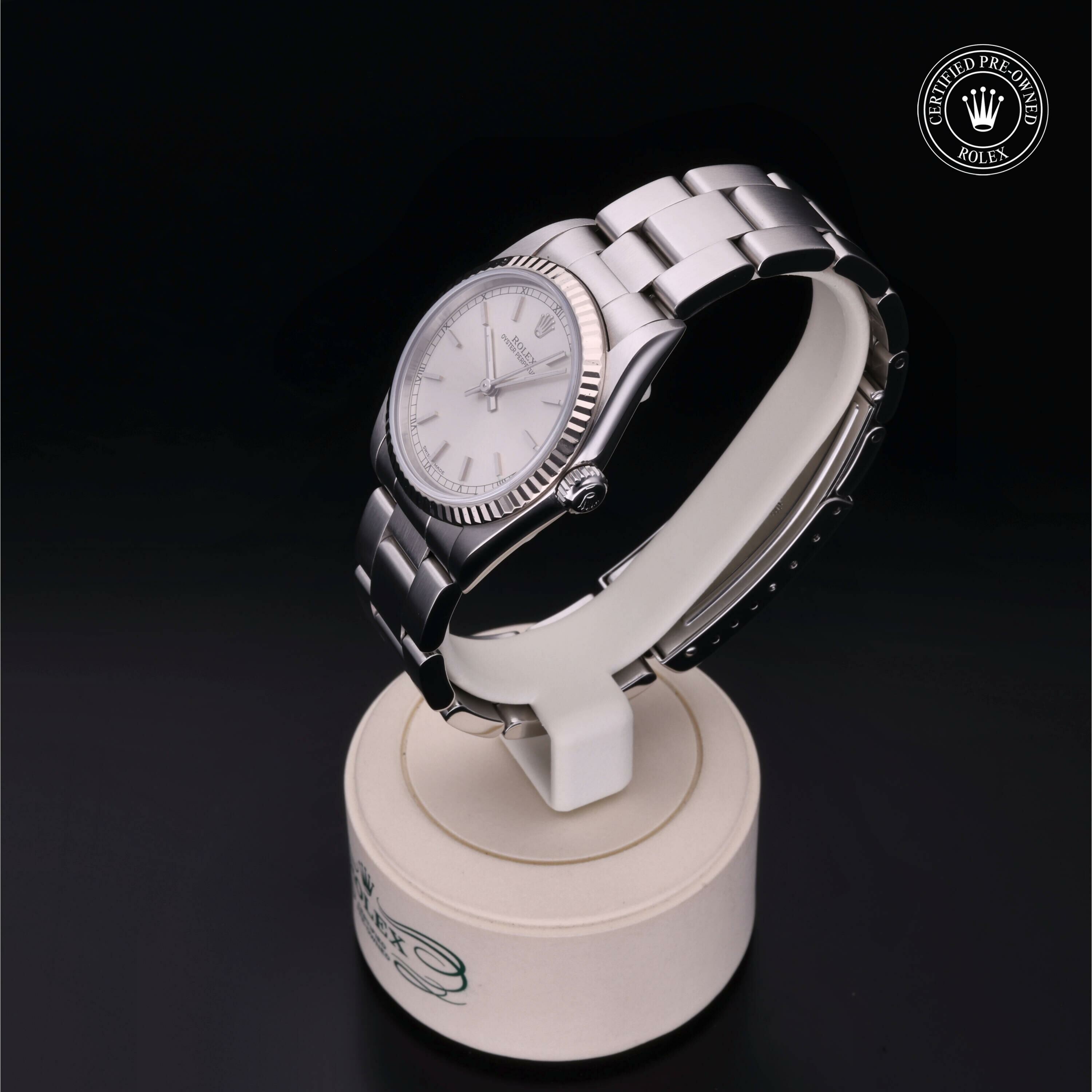Rolex Oyster Perpetual 31 en Rolesor 18 Carat Gris M77014-0021 chez Frojo - vue 7