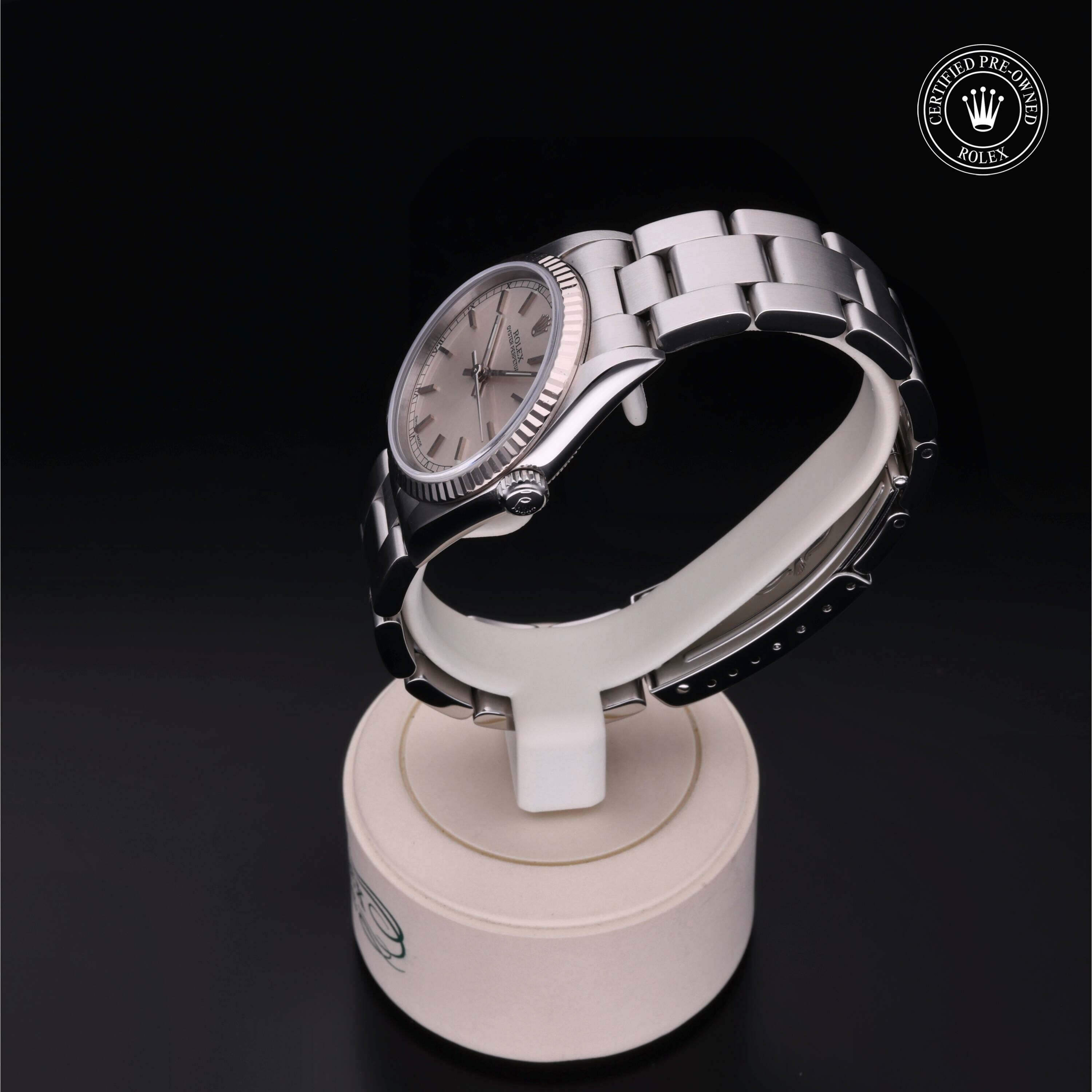 Rolex Oyster Perpetual 31 en Rolesor 18 Carat Gris M77014-0021 chez Frojo - vue 9