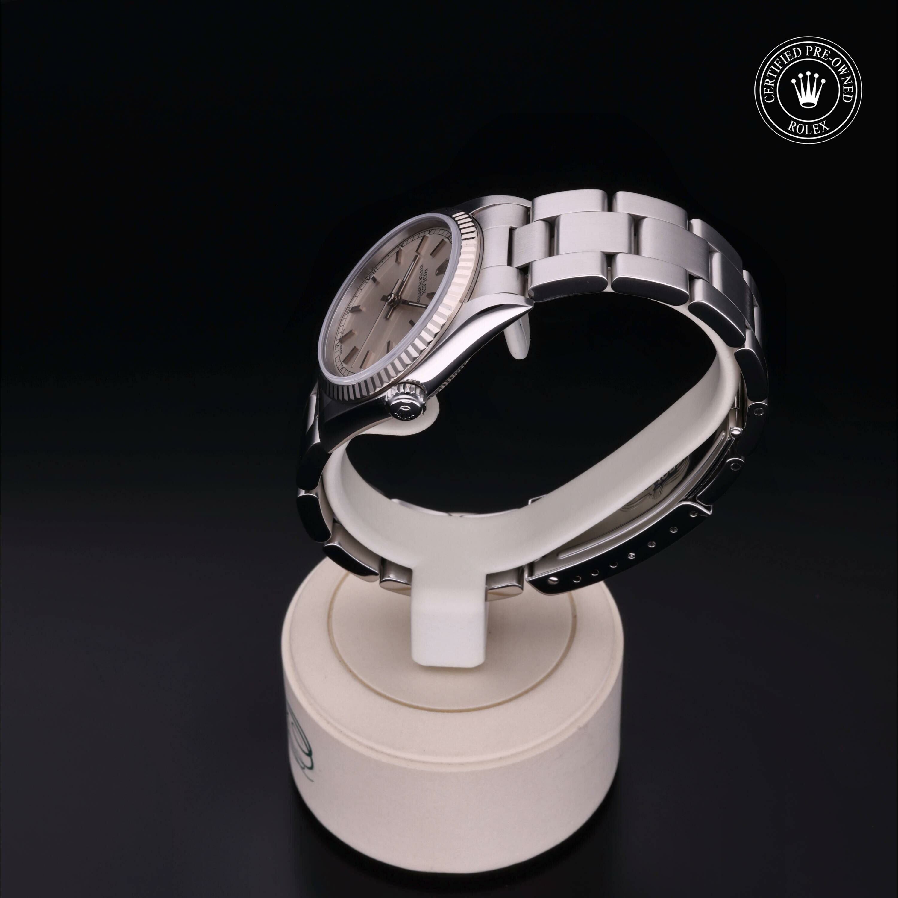 Rolex Oyster Perpetual 31 en Rolesor 18 Carat Gris M77014-0021 chez Frojo - vue 10