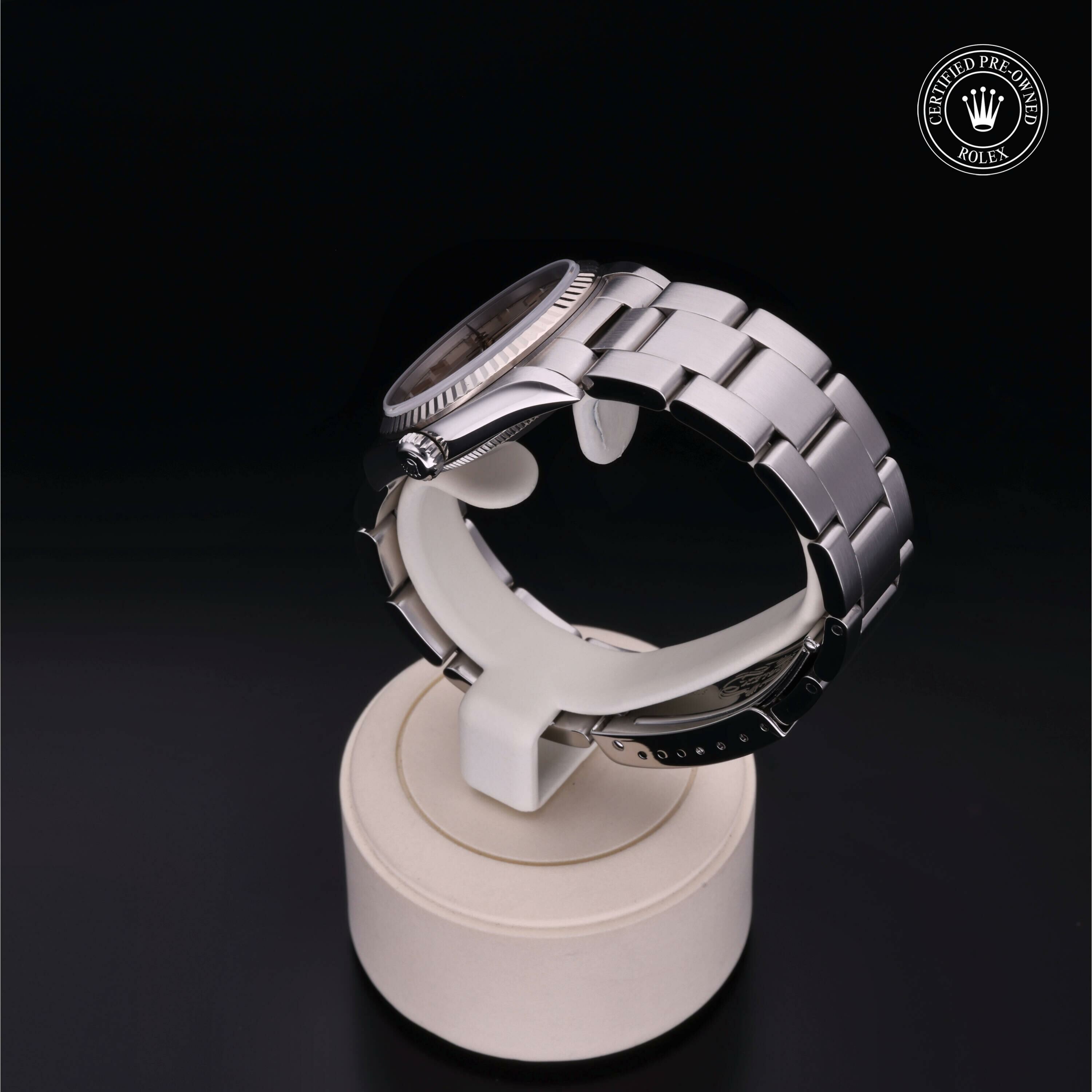 Rolex Oyster Perpetual 31 en Rolesor 18 Carat Gris M77014-0021 chez Frojo - vue 13