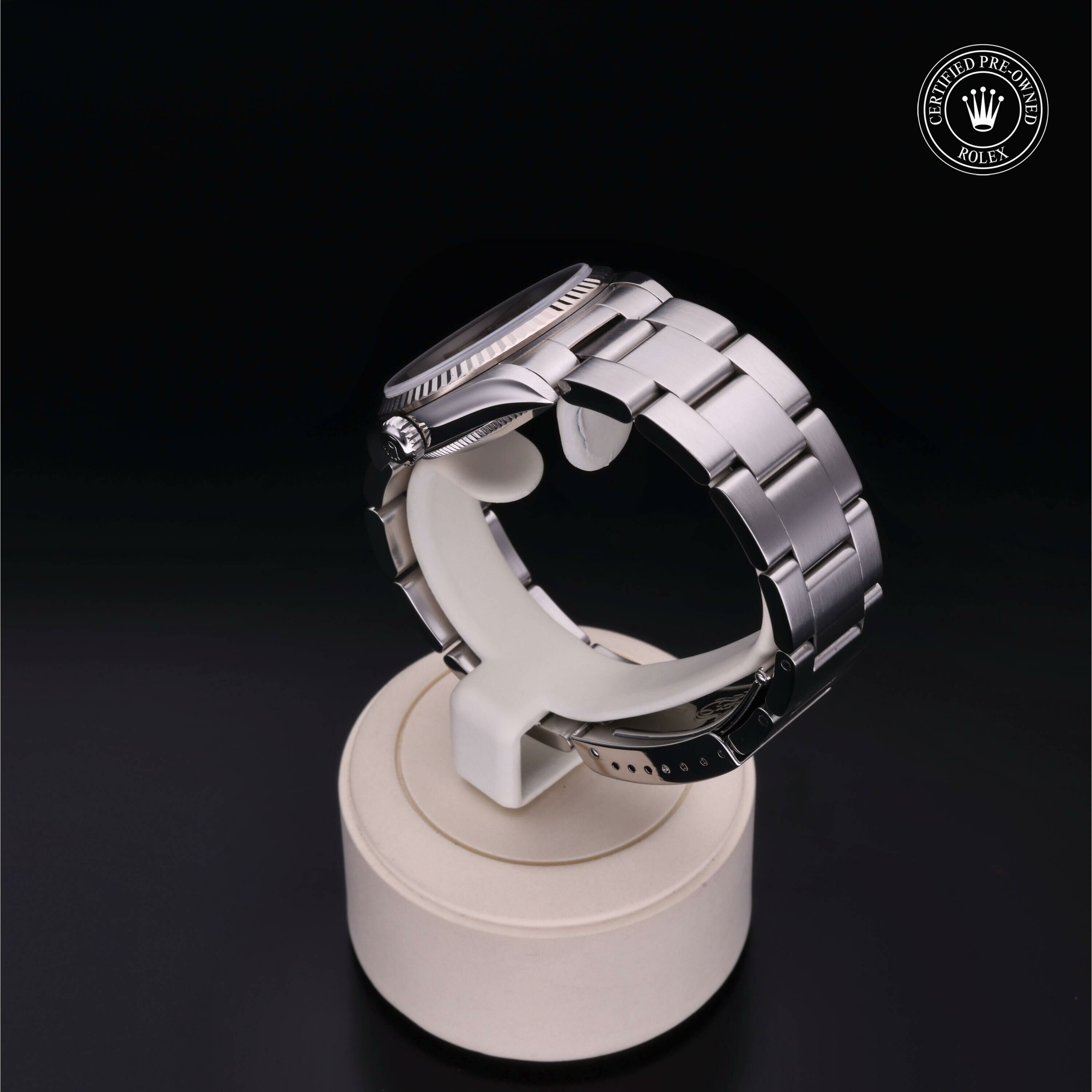 Rolex Oyster Perpetual 31 en Rolesor 18 Carat Gris M77014-0021 chez Frojo - vue 14