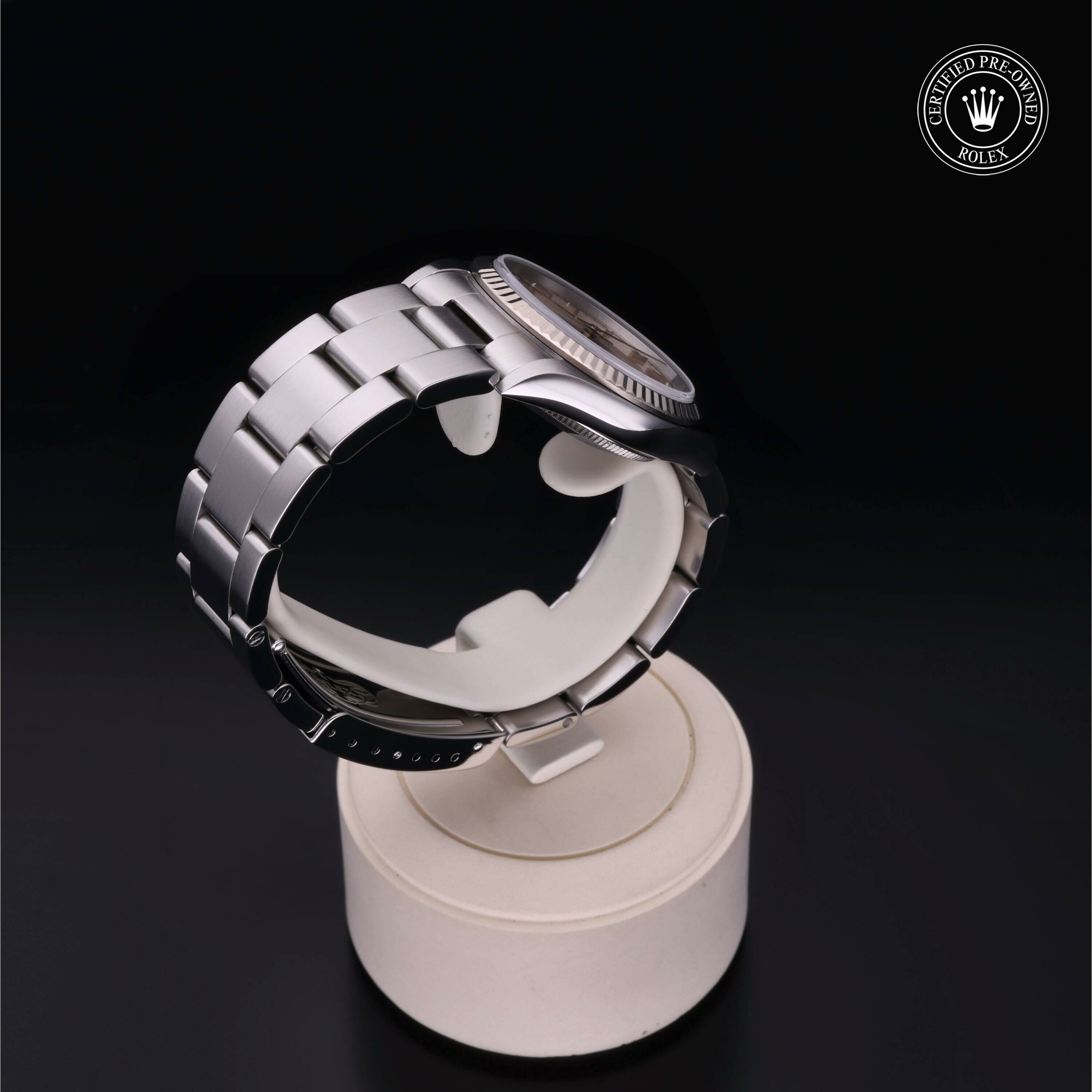 Rolex Oyster Perpetual 31 en Rolesor 18 Carat Gris M77014-0021 chez Frojo - vue 24