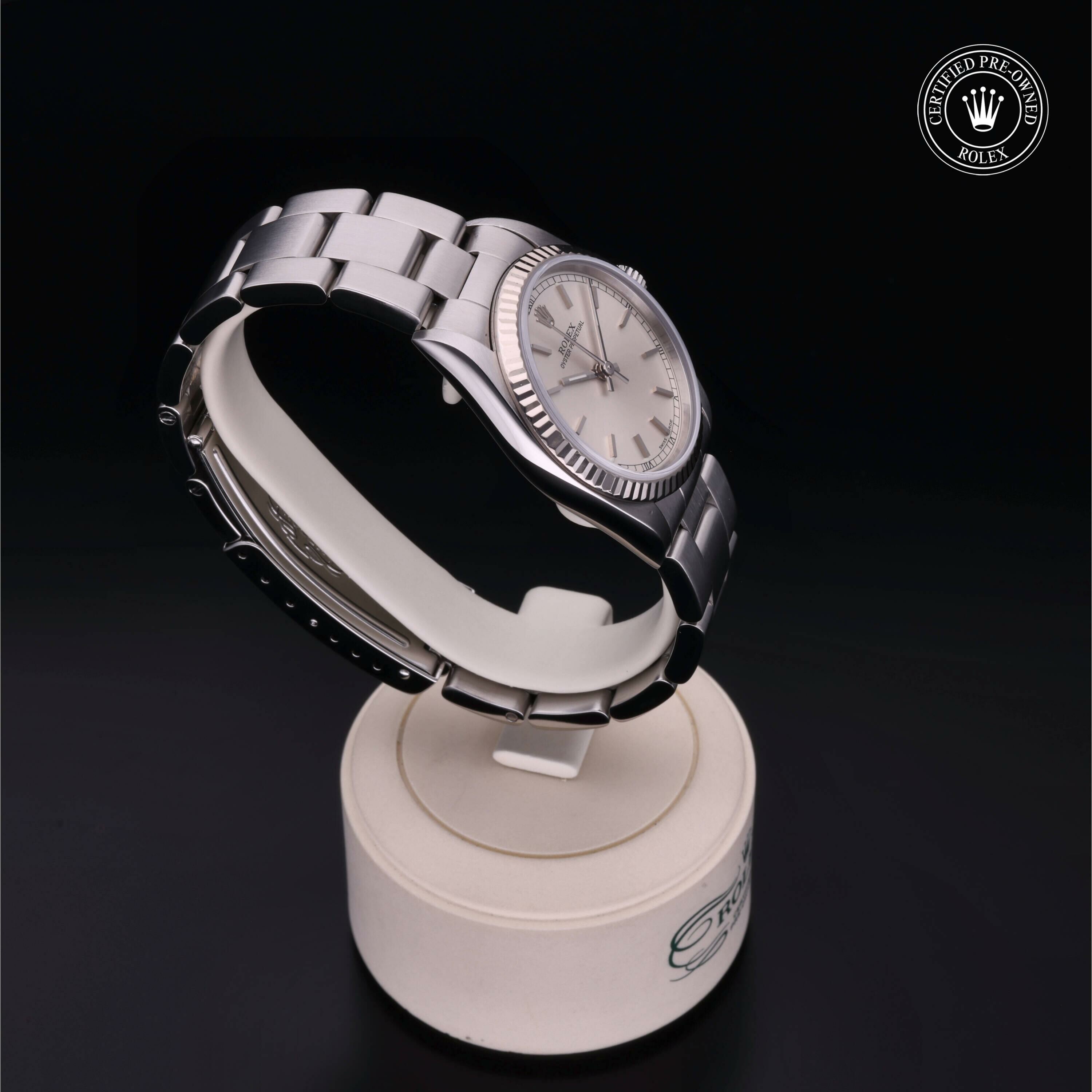 Rolex Oyster Perpetual 31 en Rolesor 18 Carat Gris M77014-0021 chez Frojo - vue 29