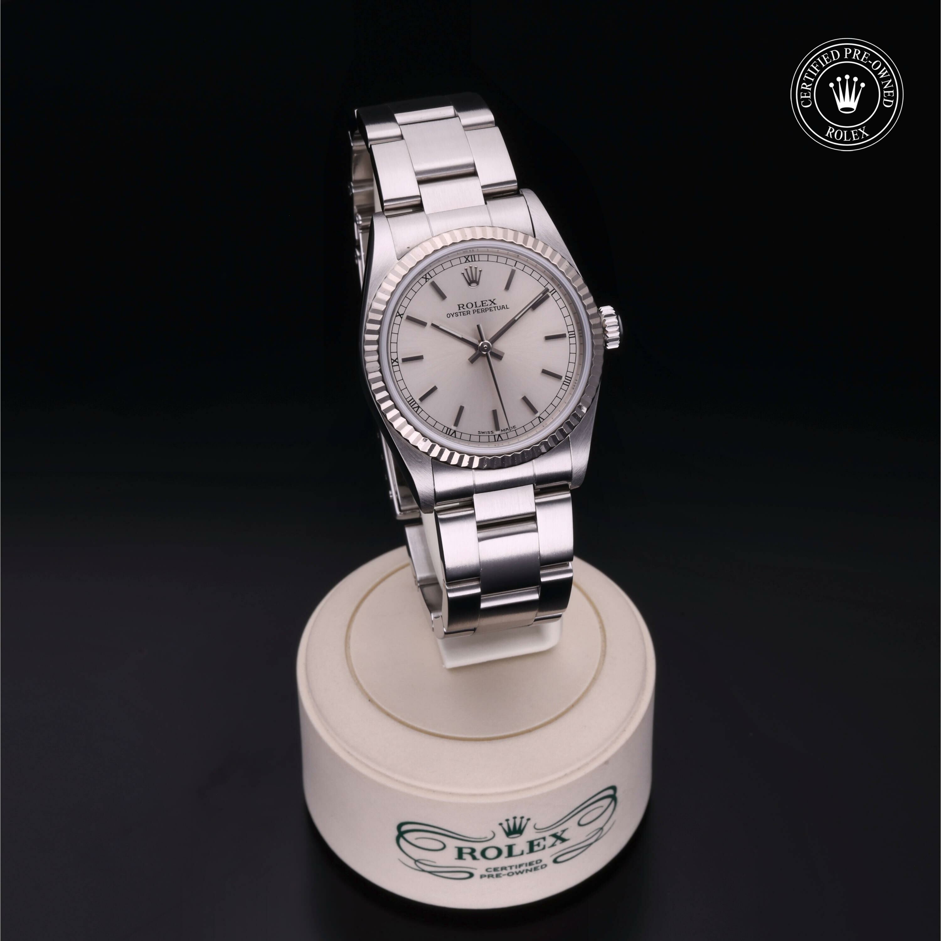 Rolex Oyster Perpetual 31 en Rolesor 18 Carat Gris M77014-0021 chez Frojo - vue 35