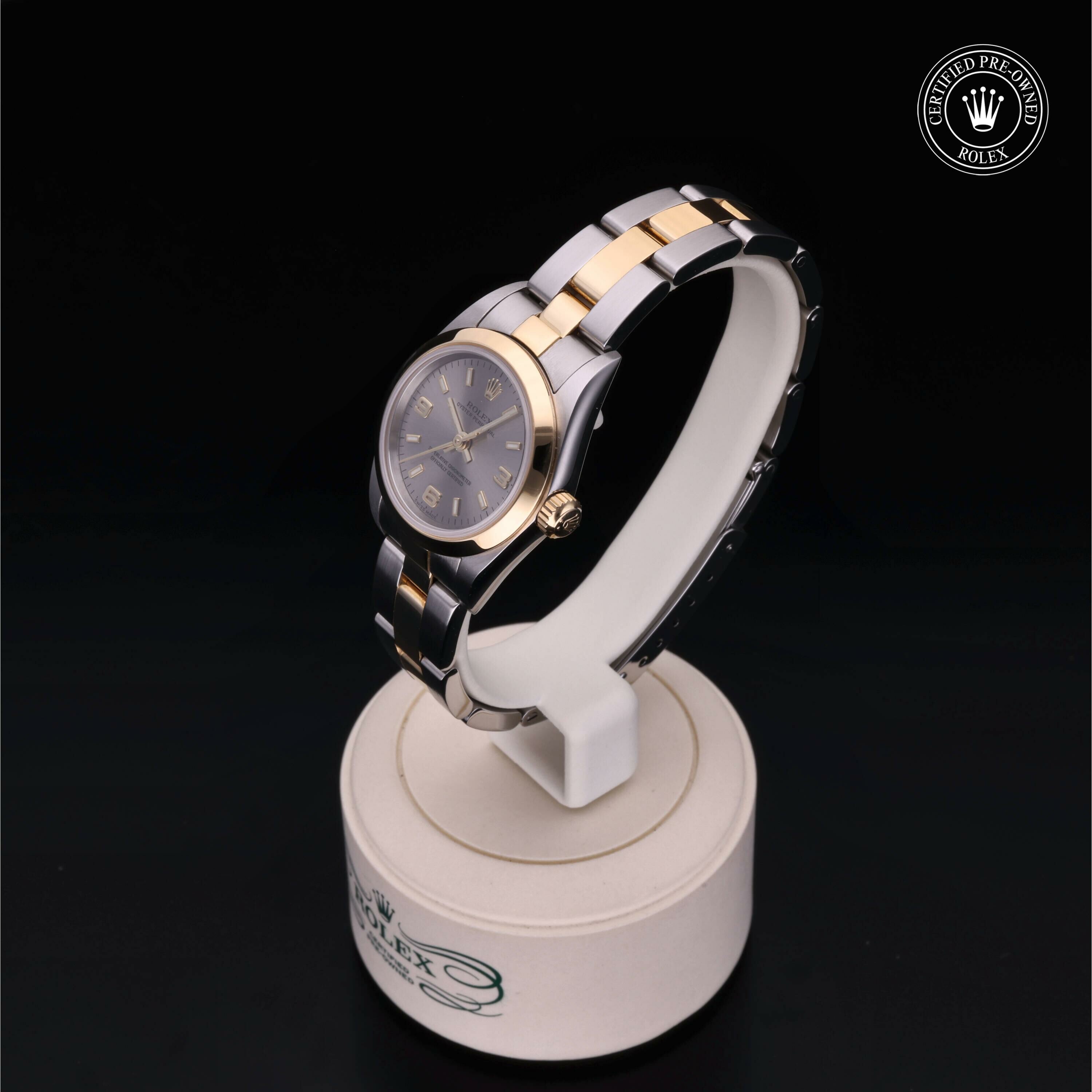Rolex Oyster Perpetual 24 en Rolesor 18 Carat Jaune M76183-0026 chez Frojo - vue 6