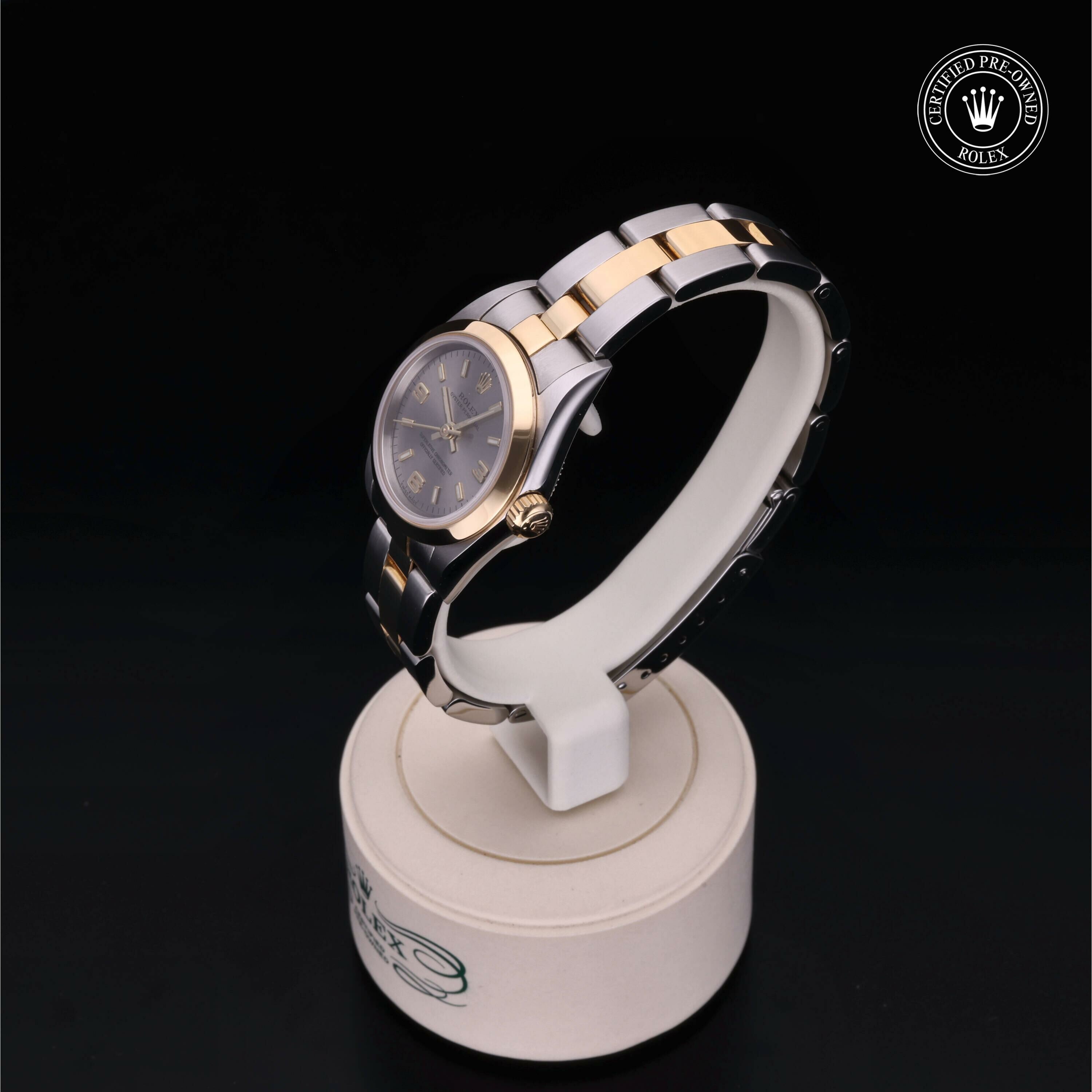 Rolex Oyster Perpetual 24 en Rolesor 18 Carat Jaune M76183-0026 chez Frojo - vue 7