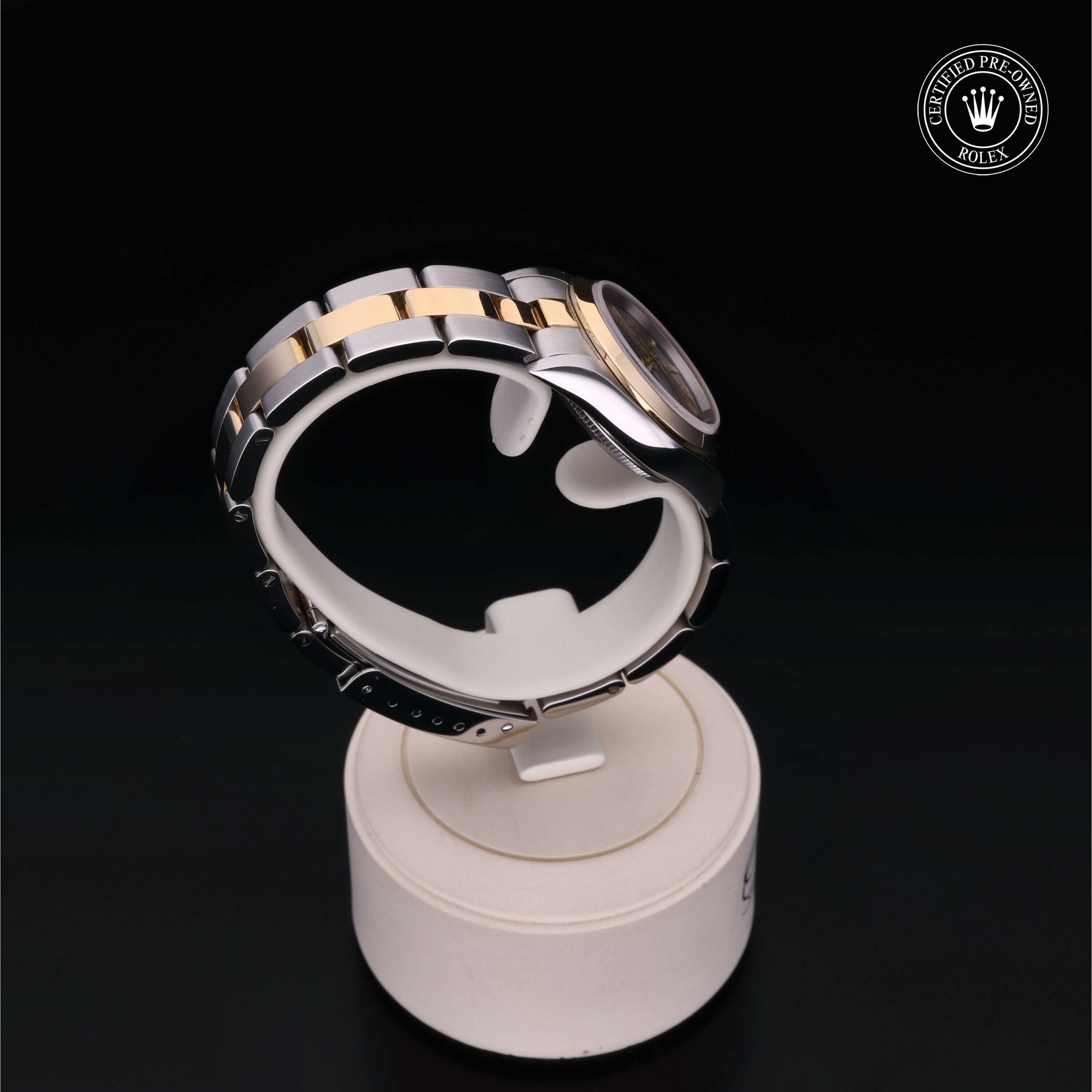 Rolex Oyster Perpetual 24 en Rolesor 18 Carat Jaune M76183-0026 chez Frojo - vue 26