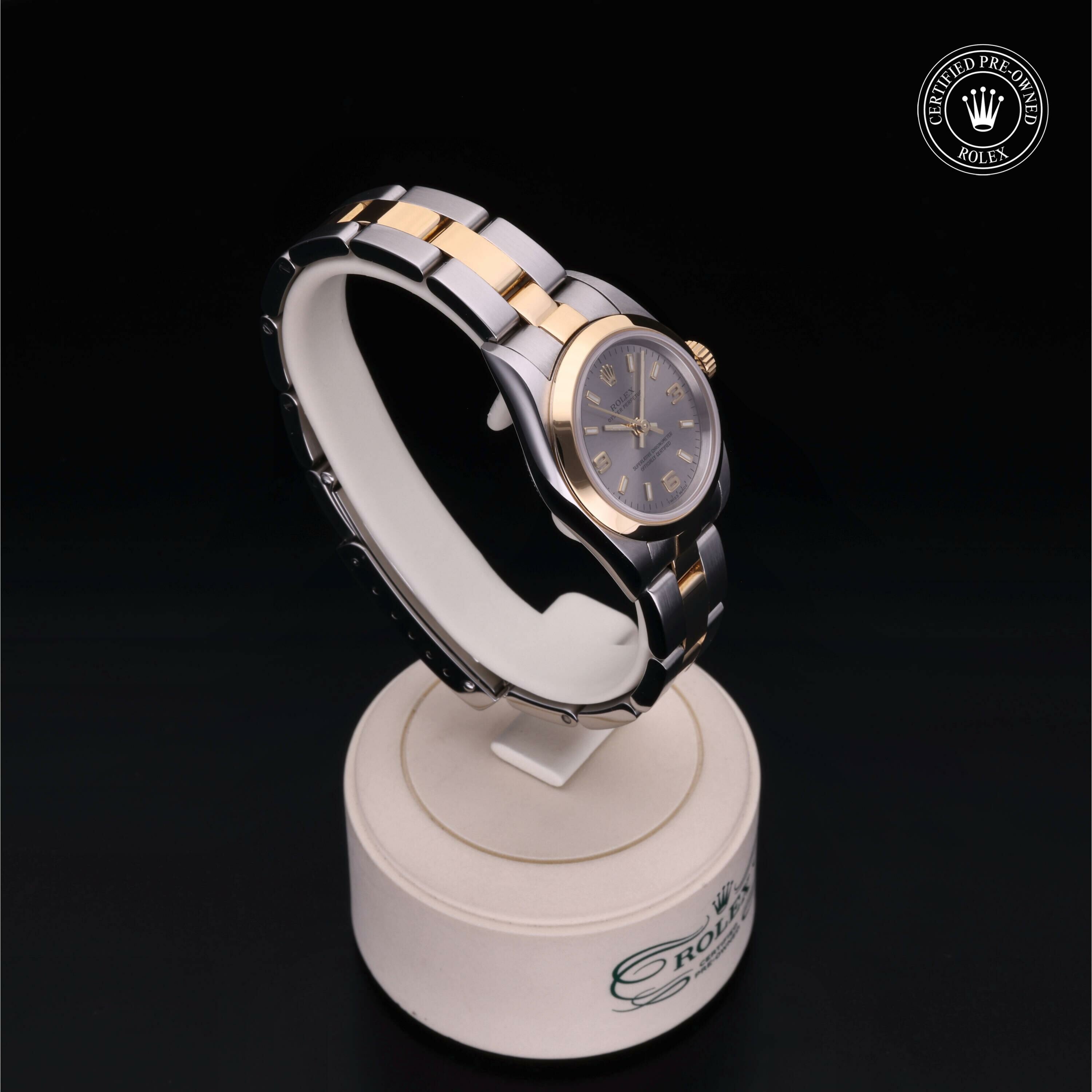 Rolex Oyster Perpetual 24 en Rolesor 18 Carat Jaune M76183-0026 chez Frojo - vue 31