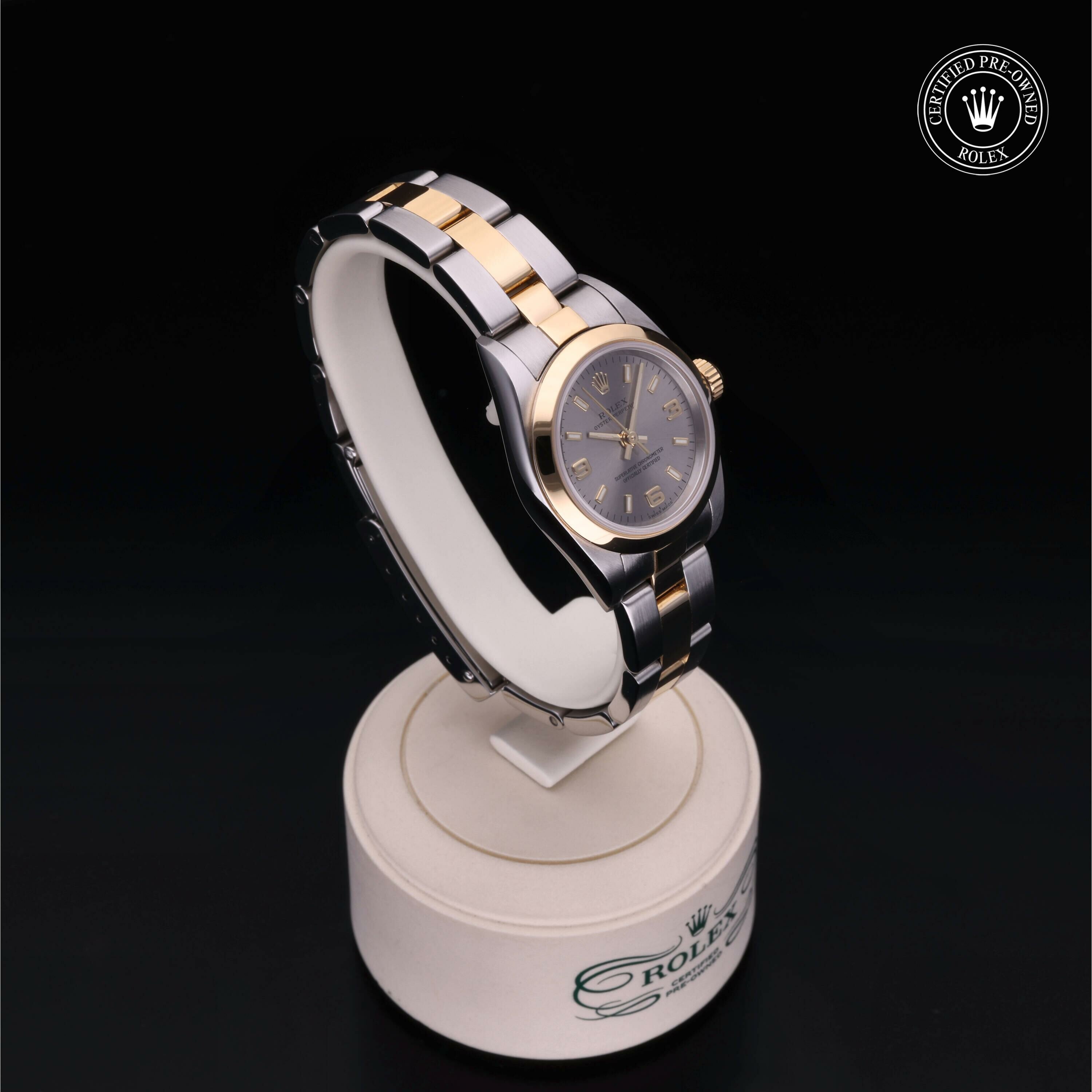 Rolex Oyster Perpetual 24 en Rolesor 18 Carat Jaune M76183-0026 chez Frojo - vue 32