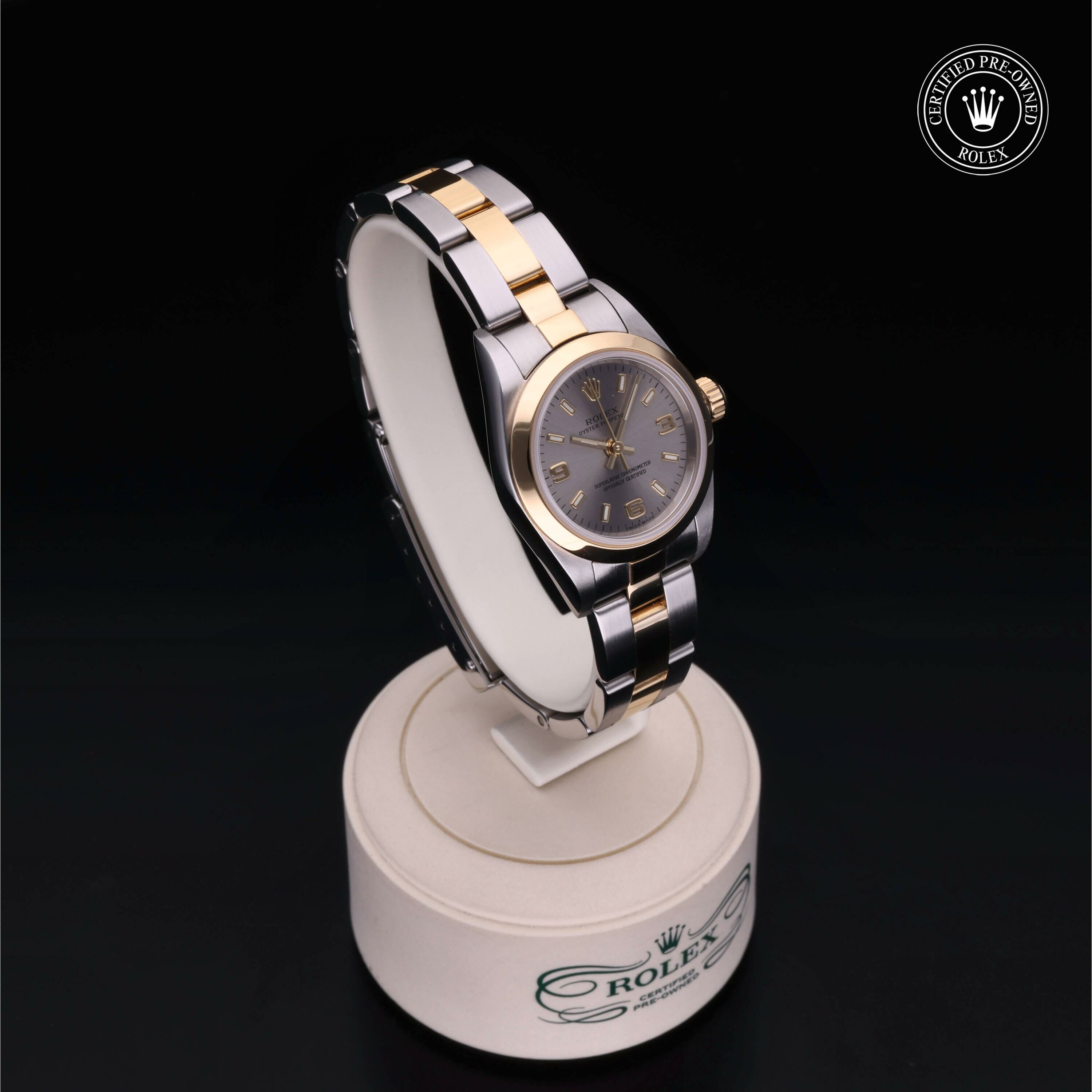 Rolex Oyster Perpetual 24 en Rolesor 18 Carat Jaune M76183-0026 chez Frojo - vue 33