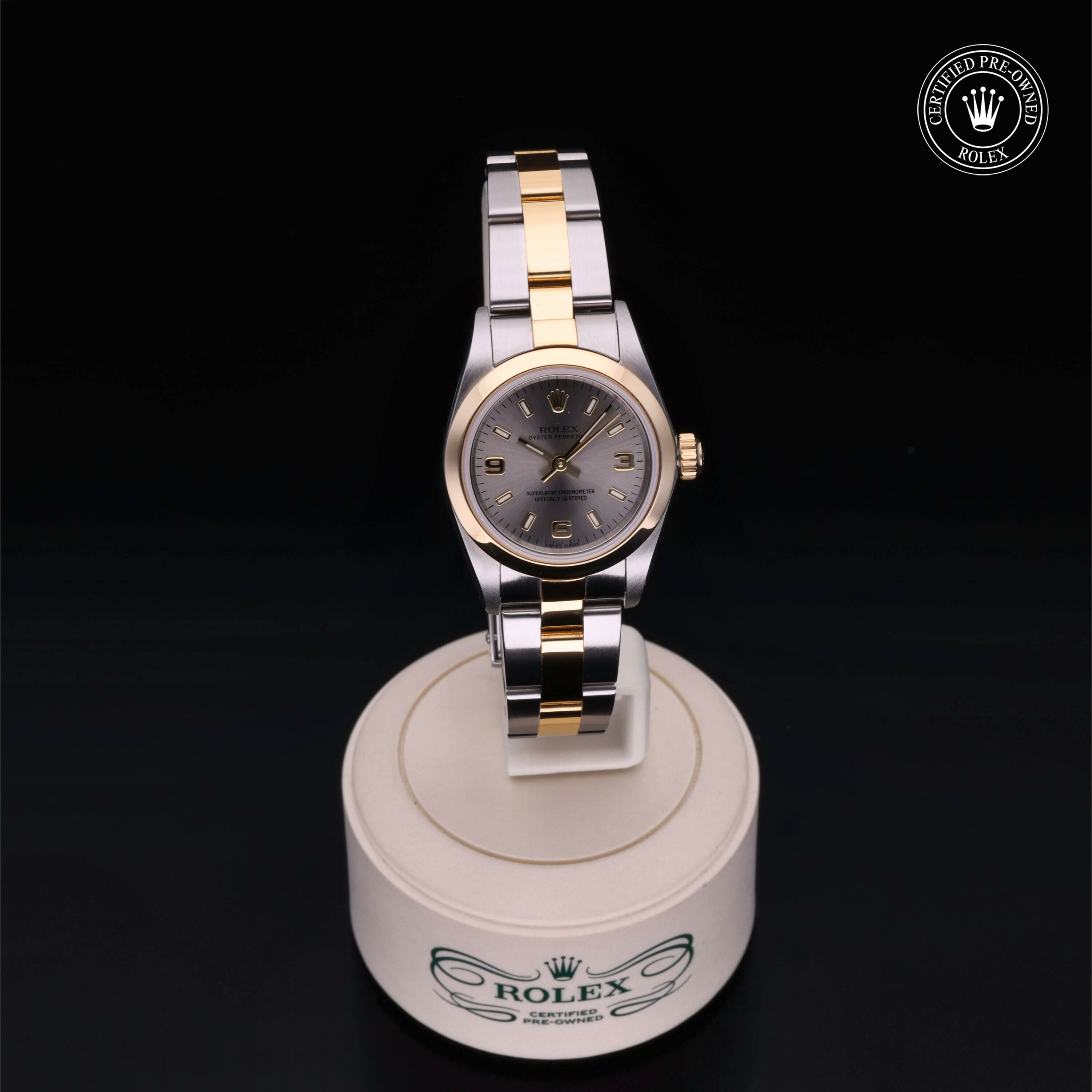 Rolex Oyster Perpetual 24 en Rolesor 18 Carat Jaune M76183-0026 chez Frojo - vue 36