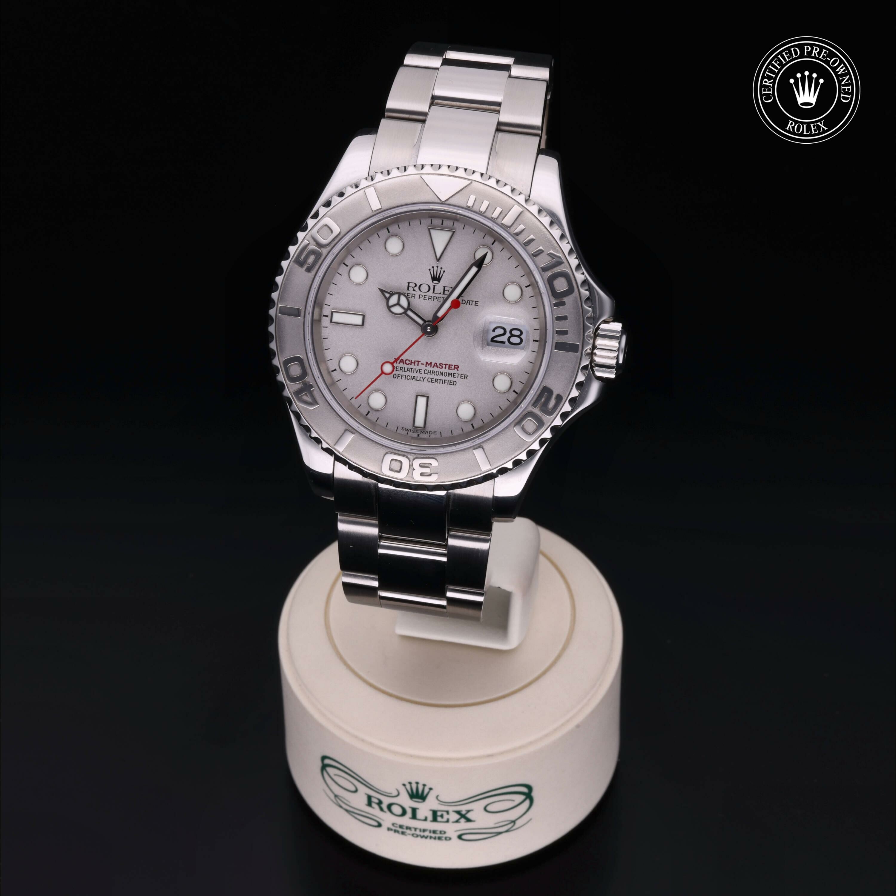 Rolex Yacht-Master 40 en Rolesium Platine M16622-0004 chez Frojo - vue 2