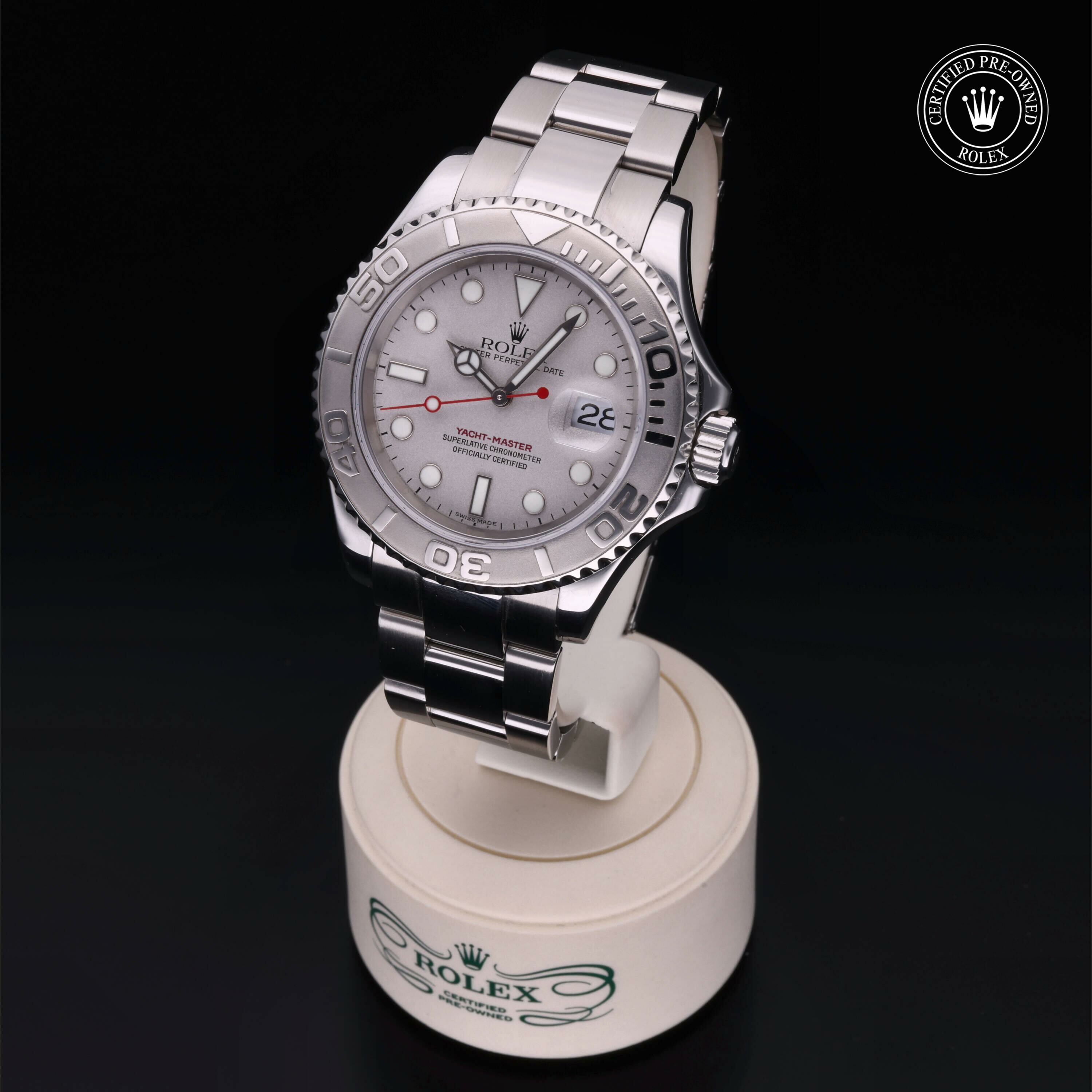Rolex Yacht-Master 40 en Rolesium Platine M16622-0004 chez Frojo - vue 3