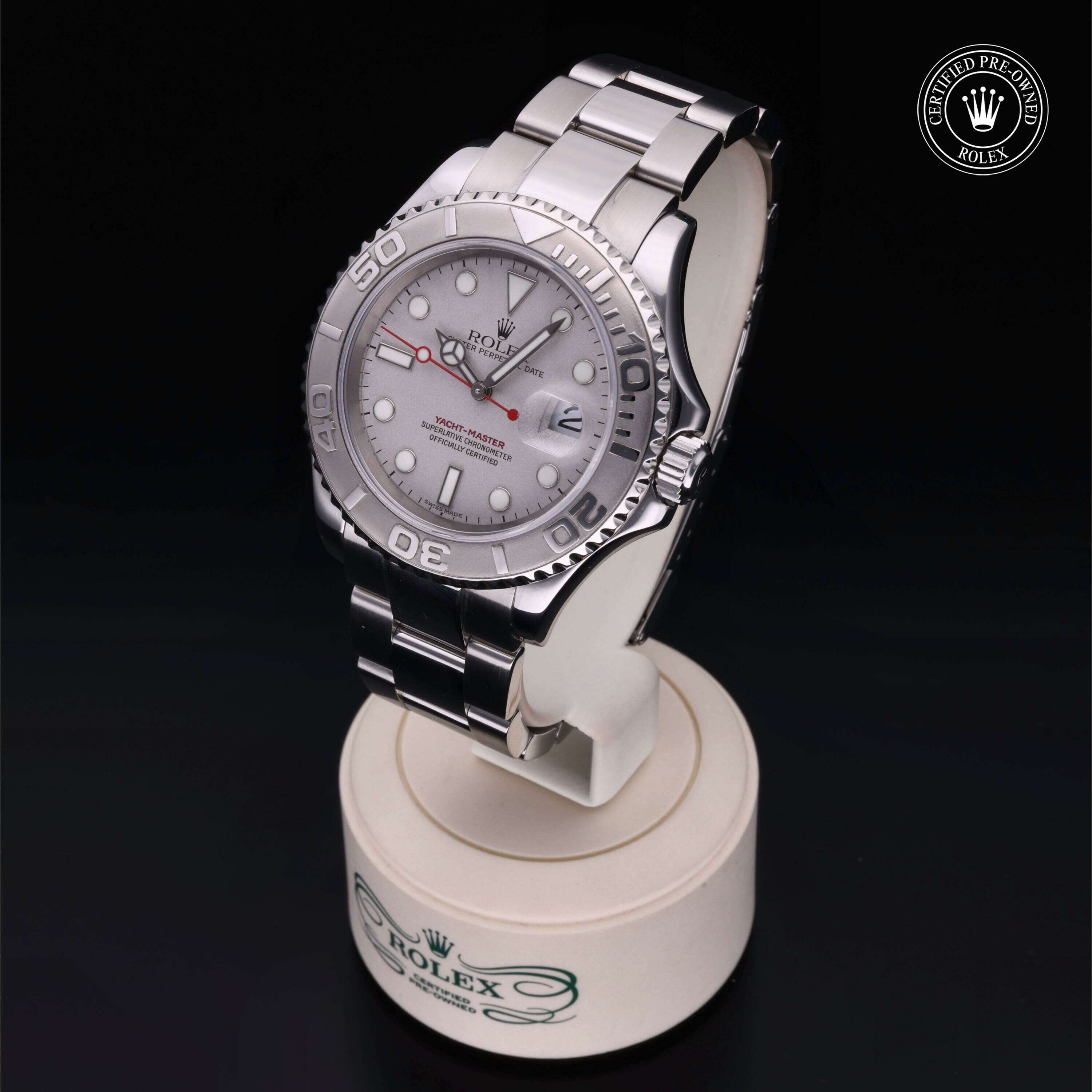Rolex Yacht-Master 40 en Rolesium Platine M16622-0004 chez Frojo - vue 4