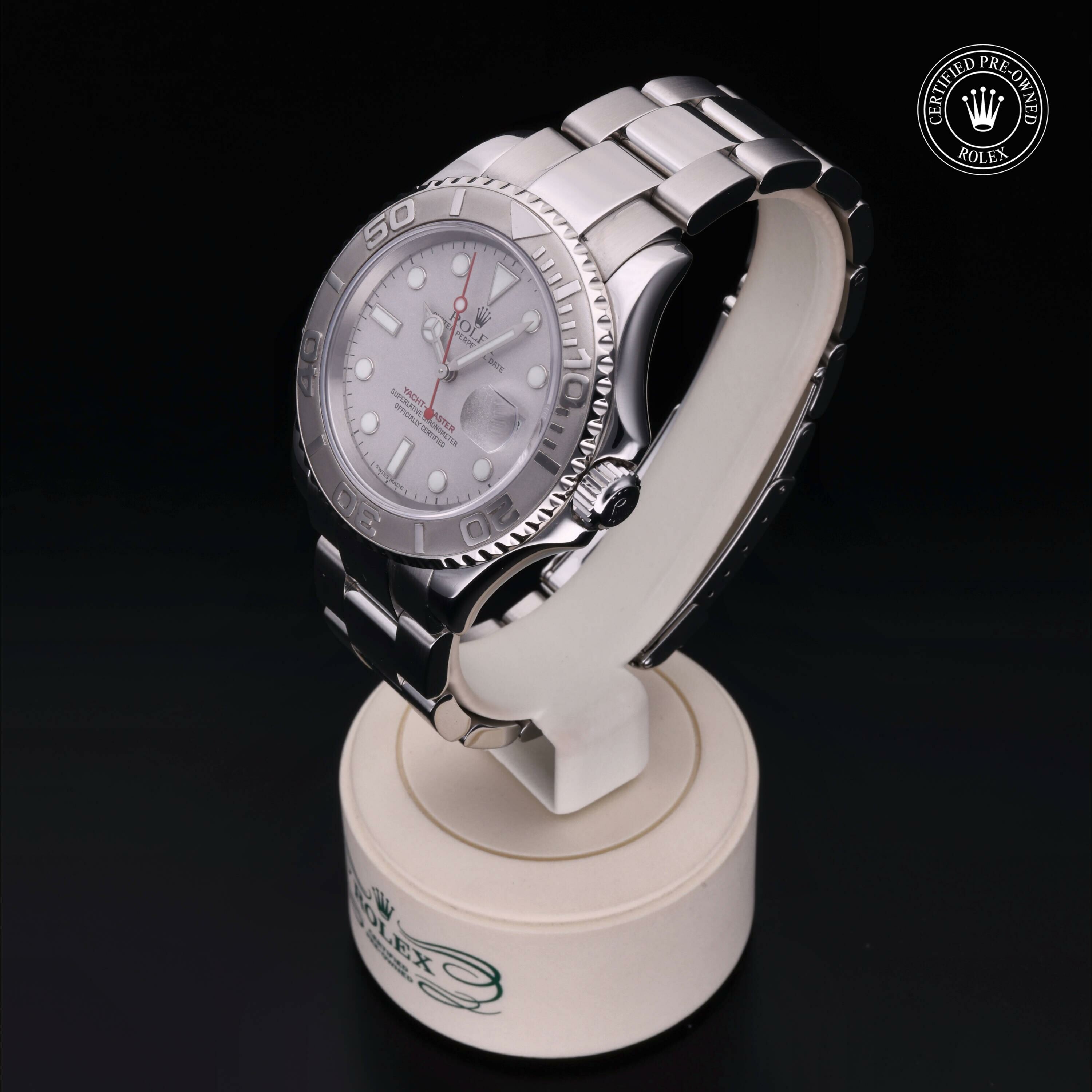 Rolex Yacht-Master 40 en Rolesium Platine M16622-0004 chez Frojo - vue 6