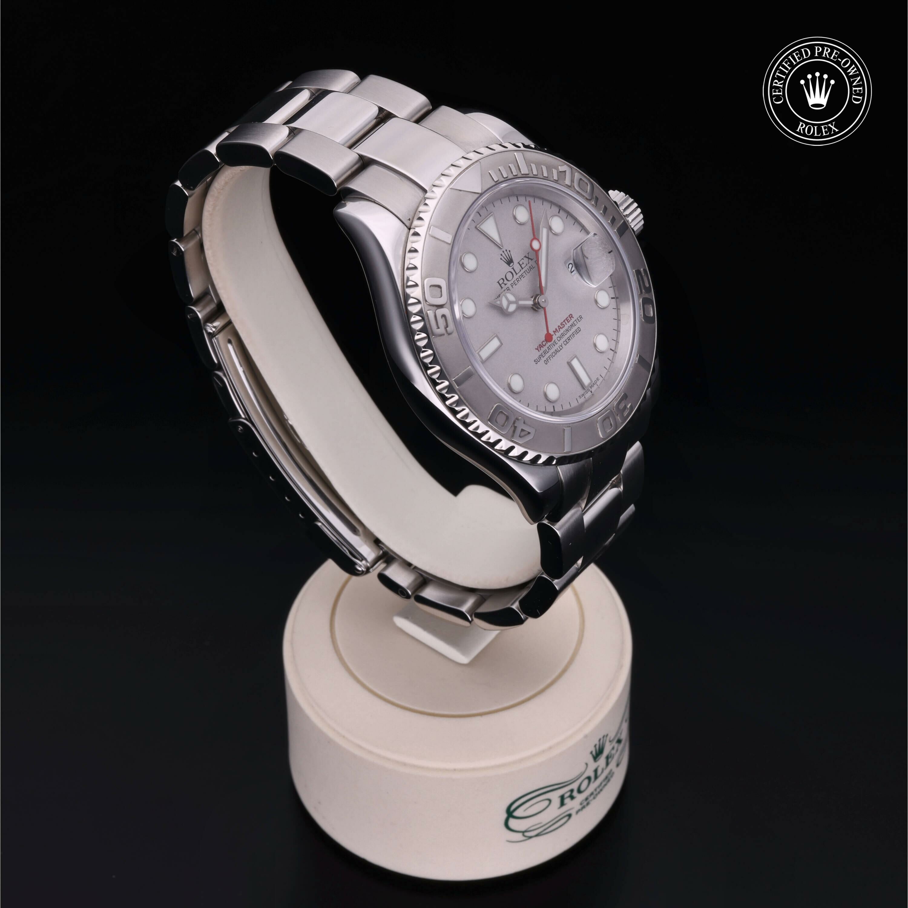 Rolex Yacht-Master 40 en Rolesium Platine M16622-0004 chez Frojo - vue 31