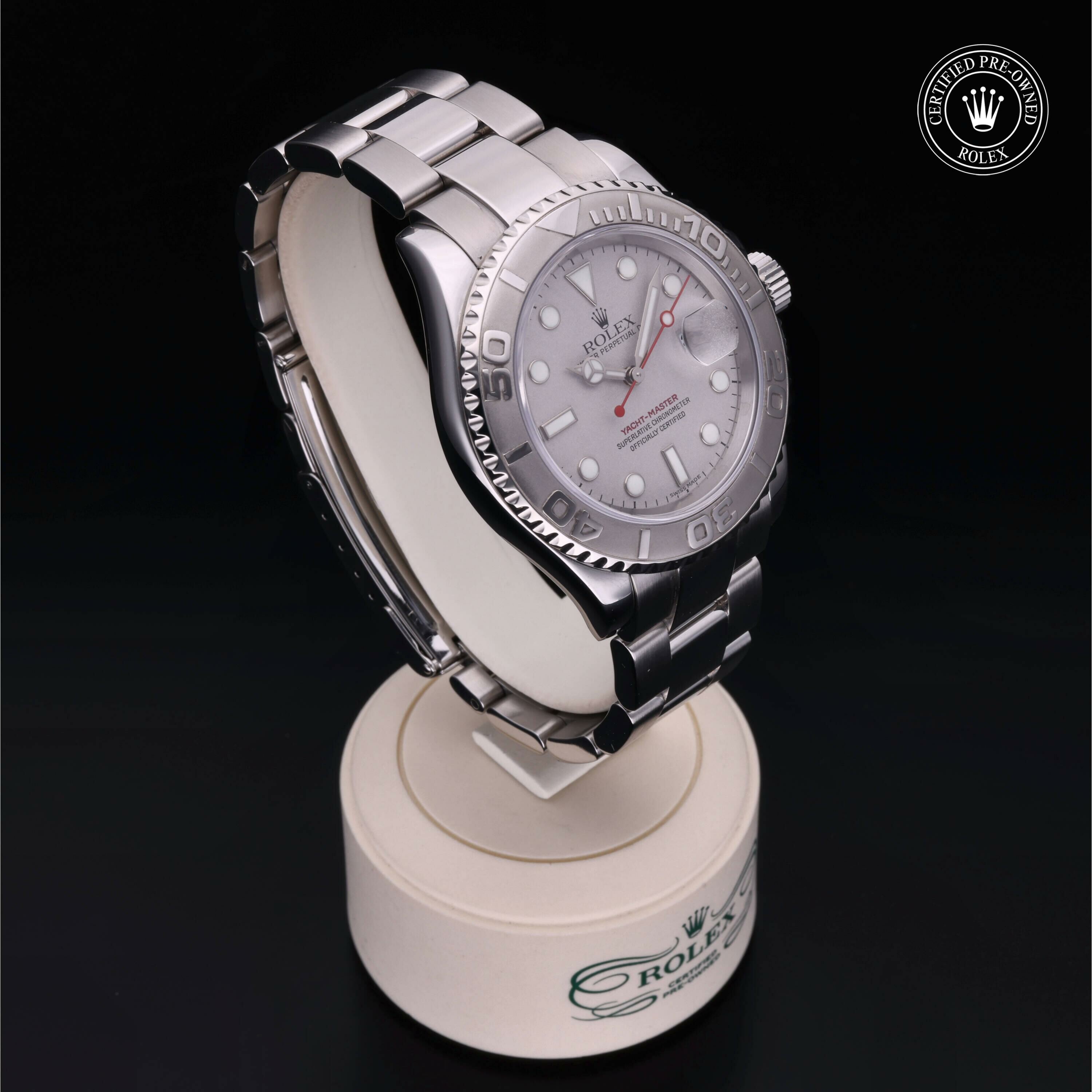 Rolex Yacht-Master 40 en Rolesium Platine M16622-0004 chez Frojo - vue 32