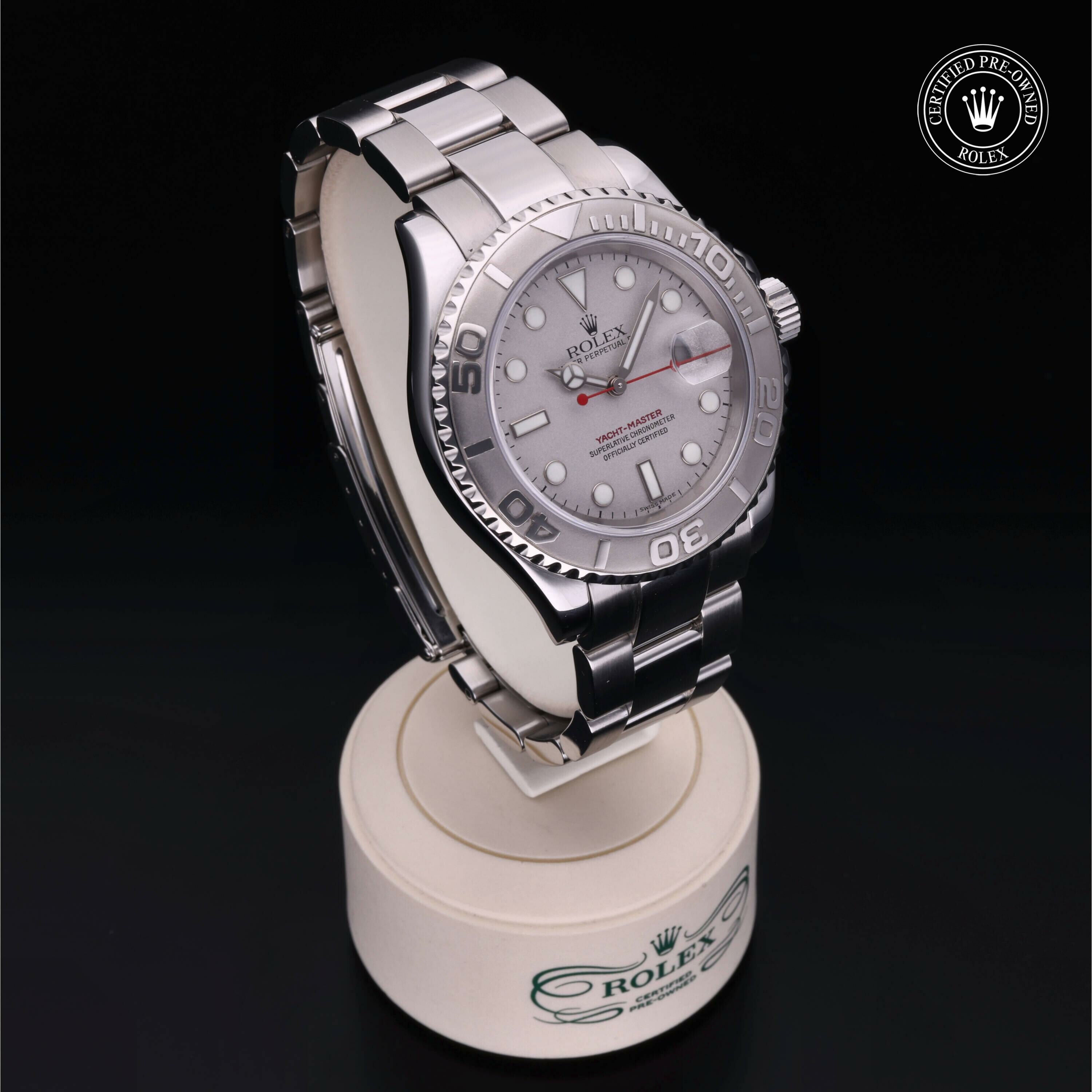 Rolex Yacht-Master 40 en Rolesium Platine M16622-0004 chez Frojo - vue 33