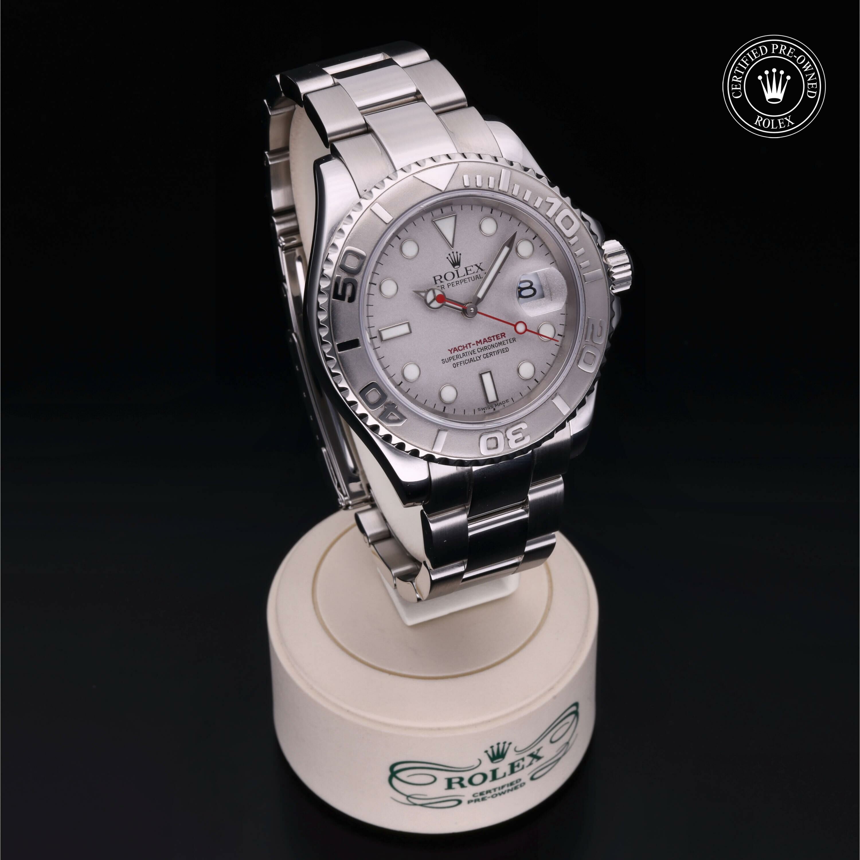 Rolex Yacht-Master 40 en Rolesium Platine M16622-0004 chez Frojo - vue 34