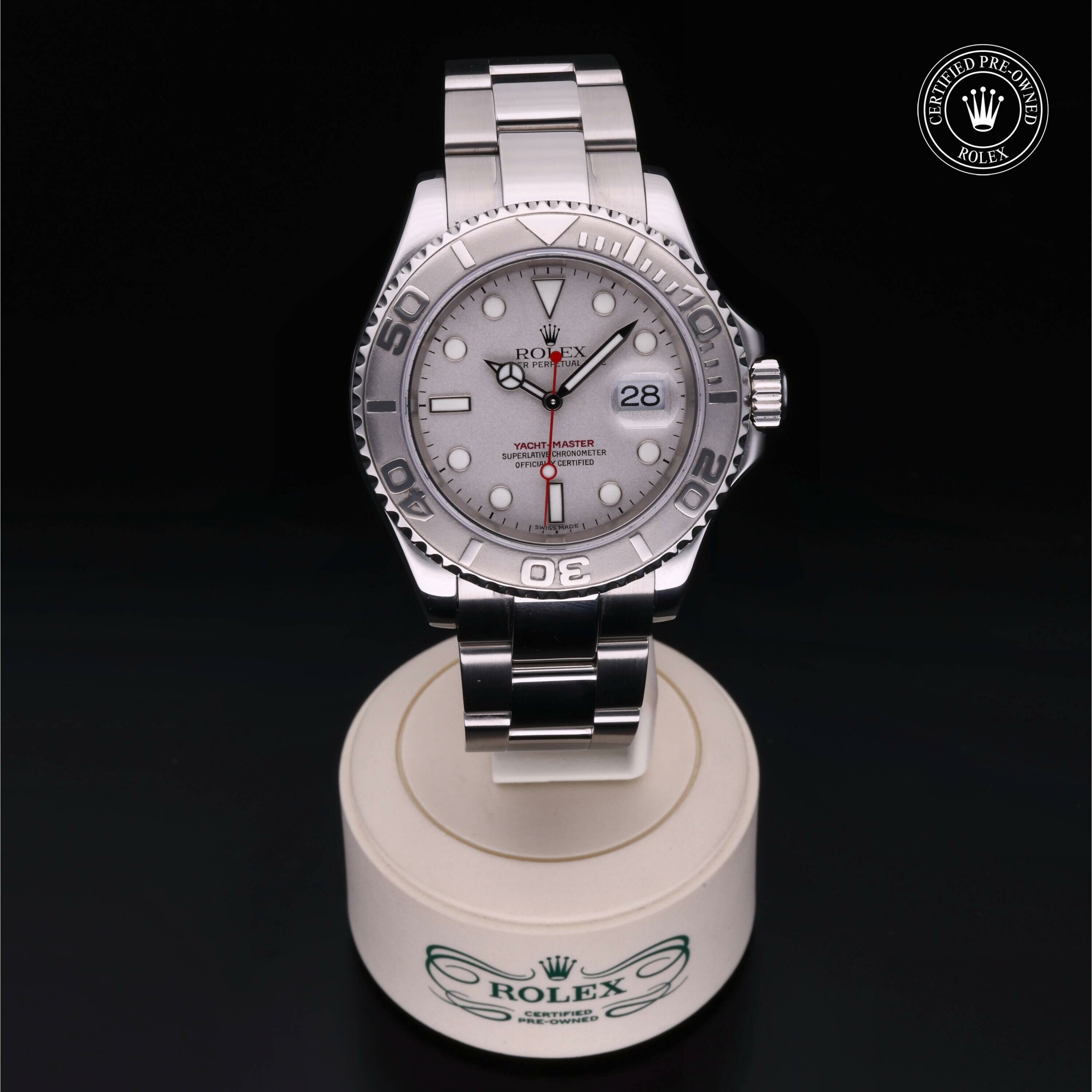 Rolex Yacht-Master 40 en Rolesium Platine M16622-0004 chez Frojo - vue 36