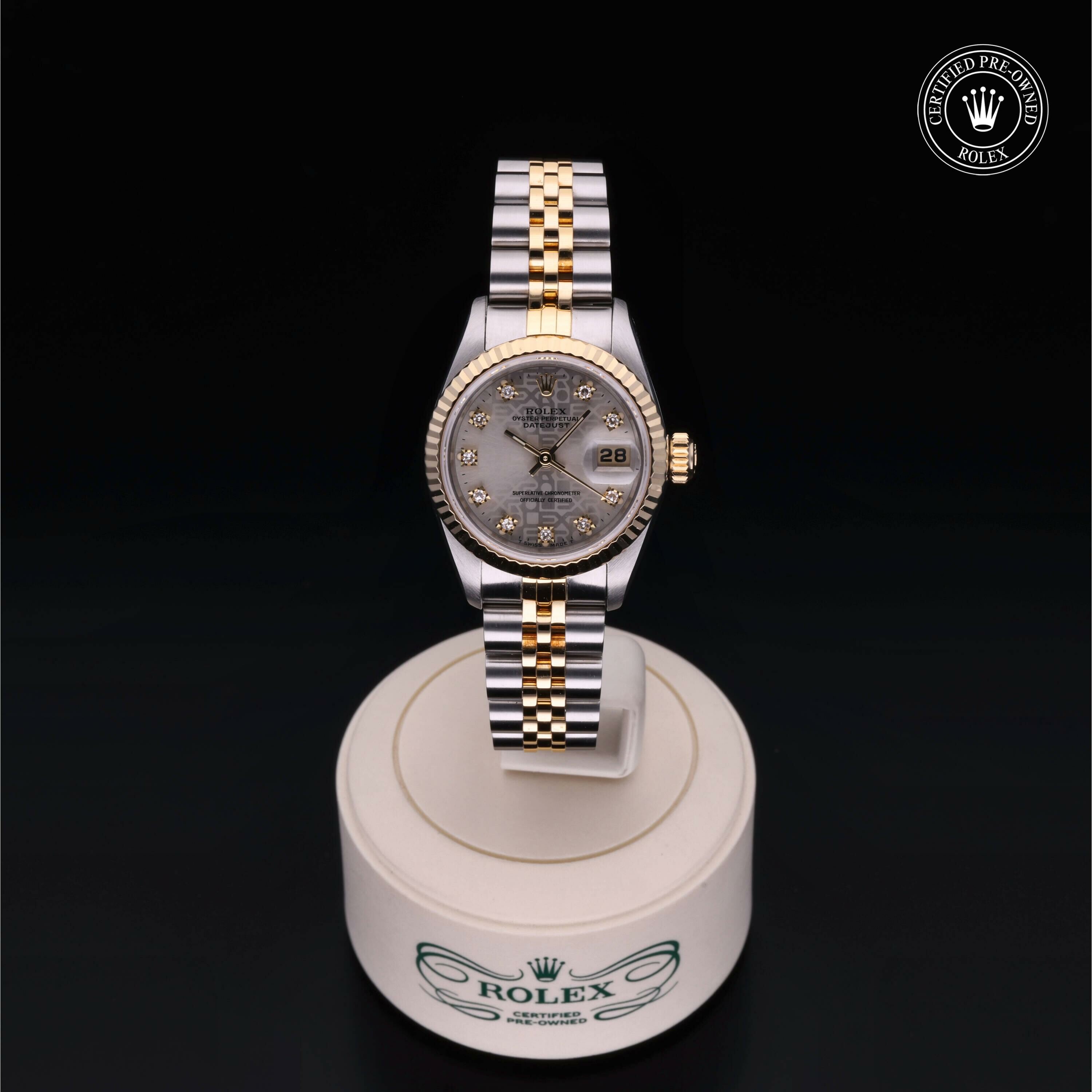Rolex Lady-Datejust 26 en Rolesor 18 Carat Jaune M69173-0009 chez Frojo