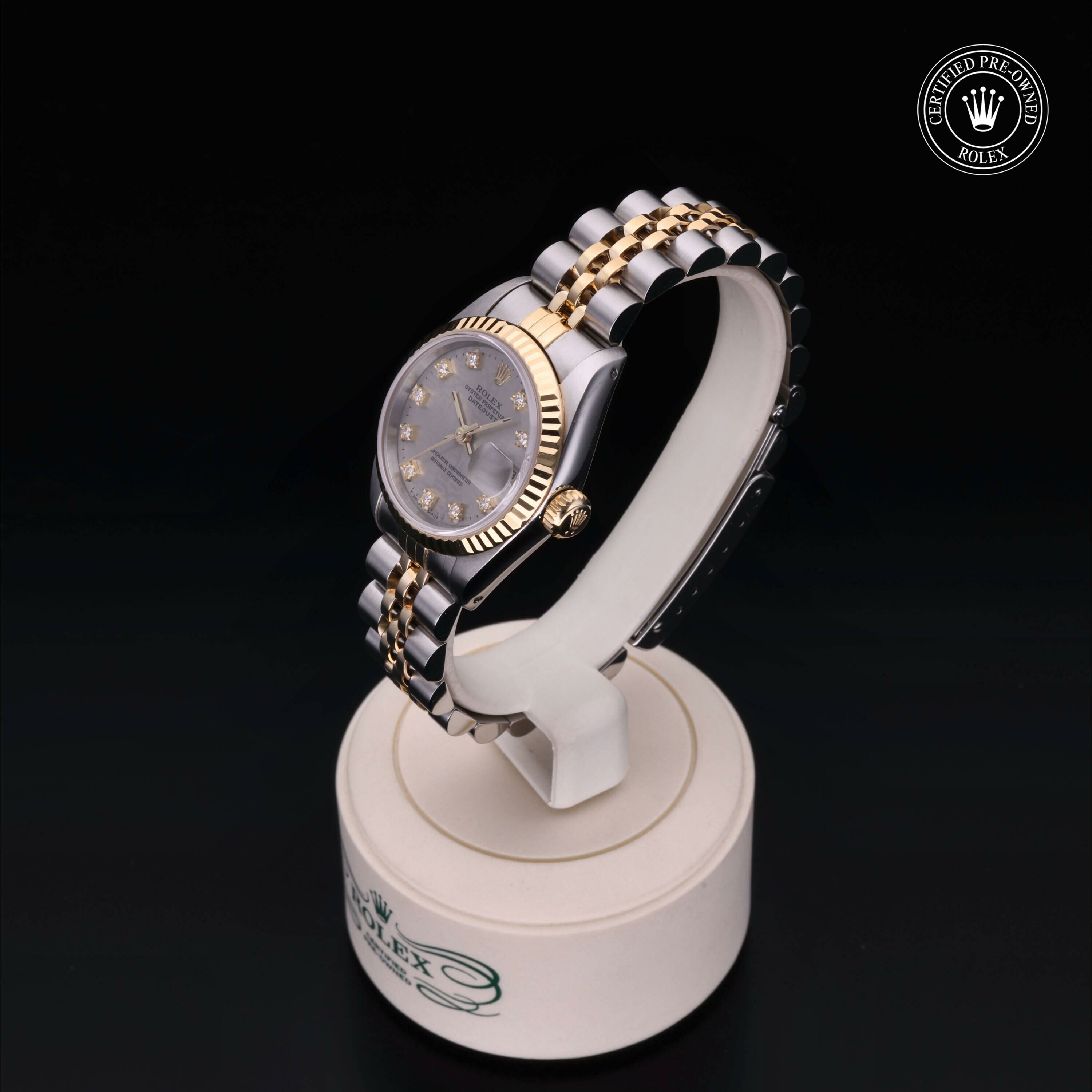 Rolex Lady-Datejust 26 en Rolesor 18 Carat Jaune M69173-0009 chez Frojo - vue 6