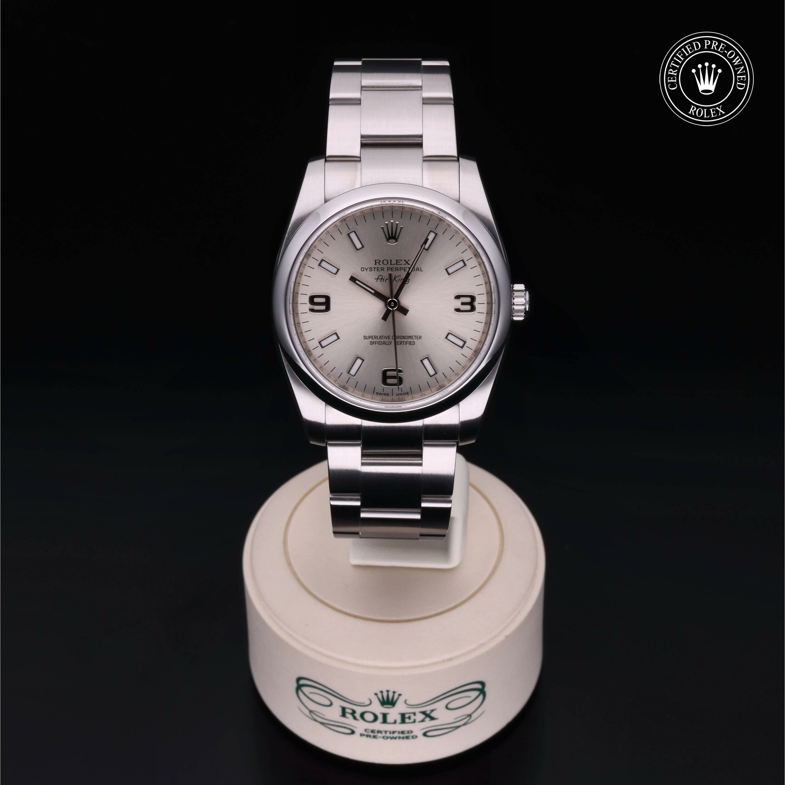 Rolex Air-King 34 en Acier M114200-0004 chez Frojo