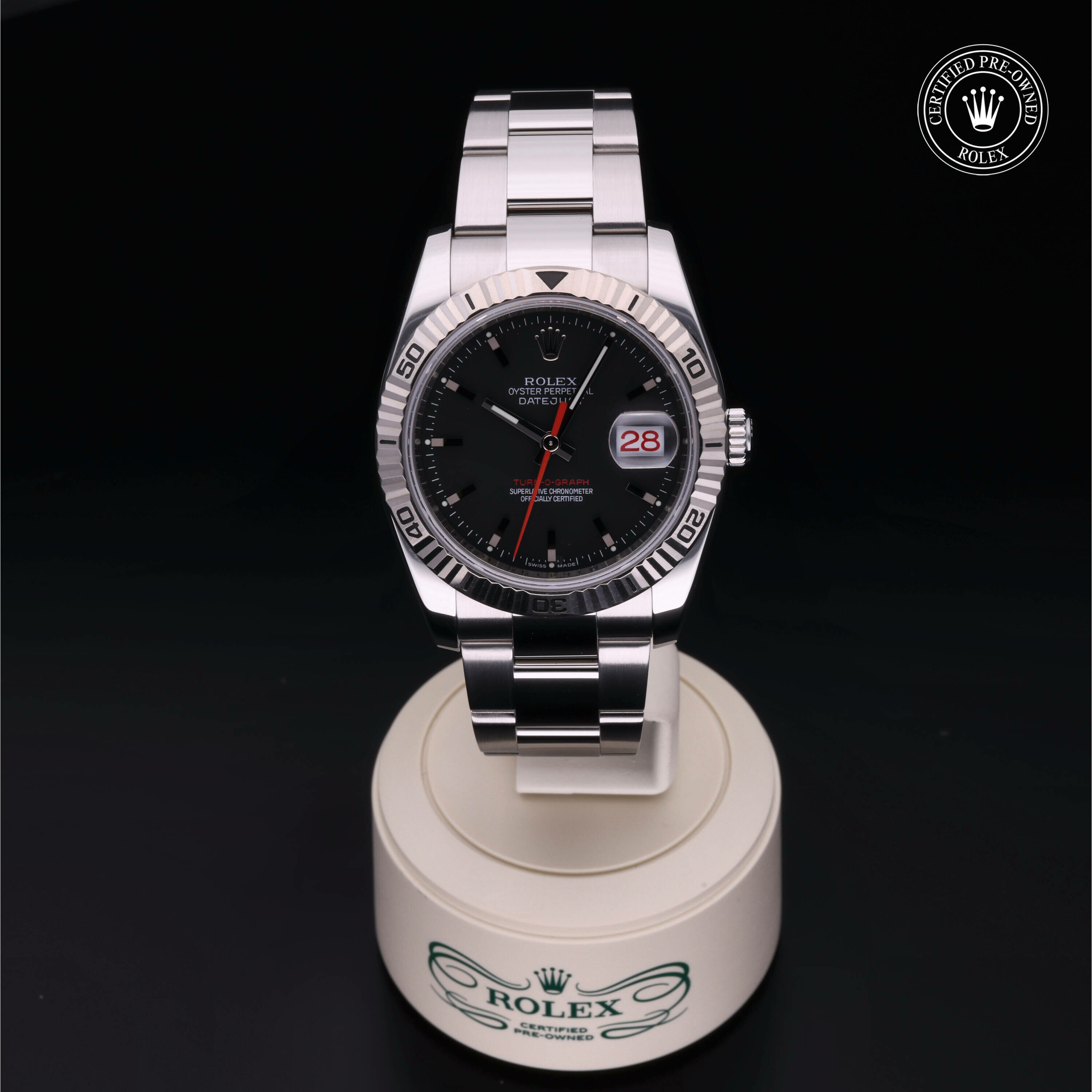 Rolex Datejust Turn-O-Graph en Rolesor 18 Carat Gris M116264-0016 chez Frojo