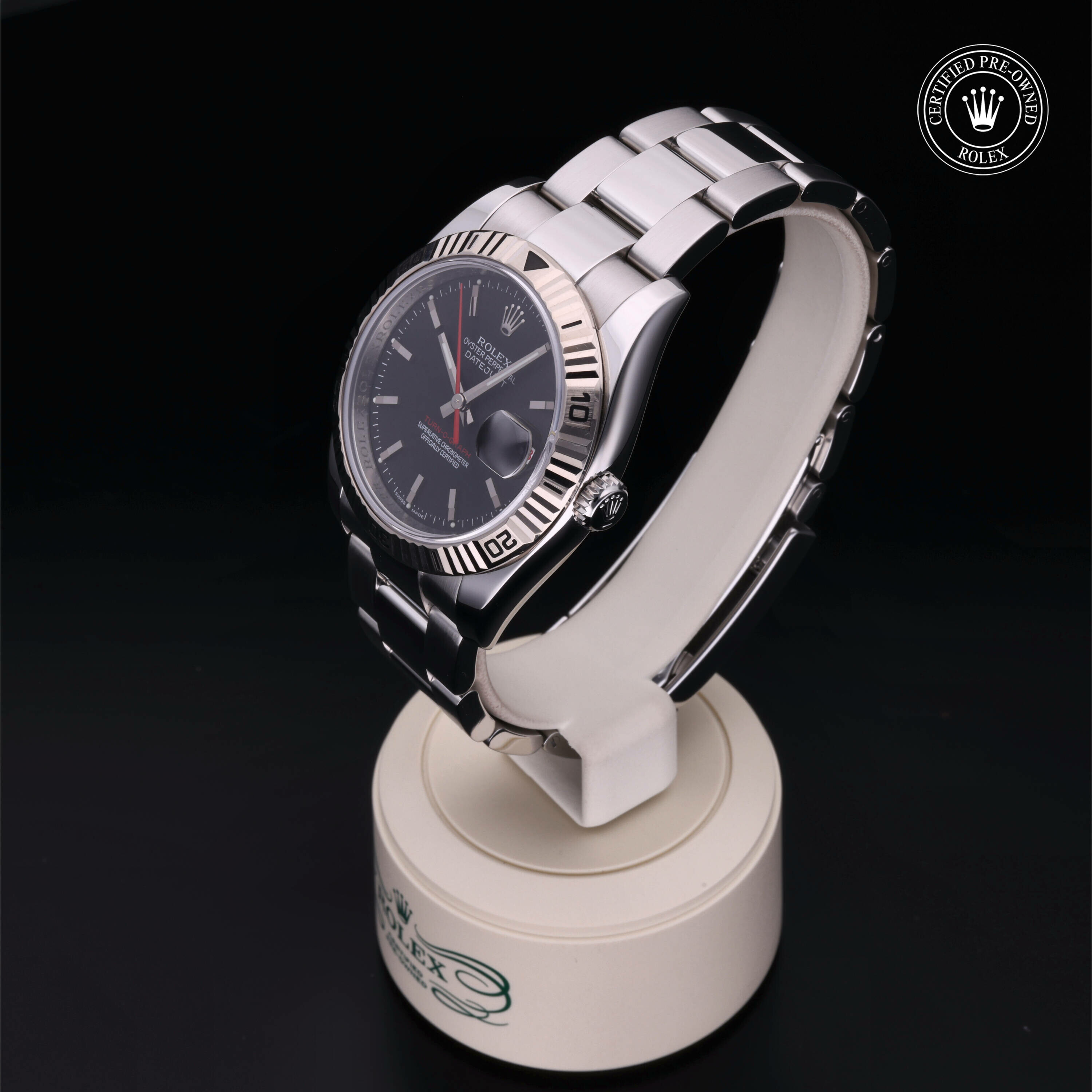 Rolex Datejust Turn-O-Graph en Rolesor 18 Carat Gris M116264-0016 chez Frojo - vue 6