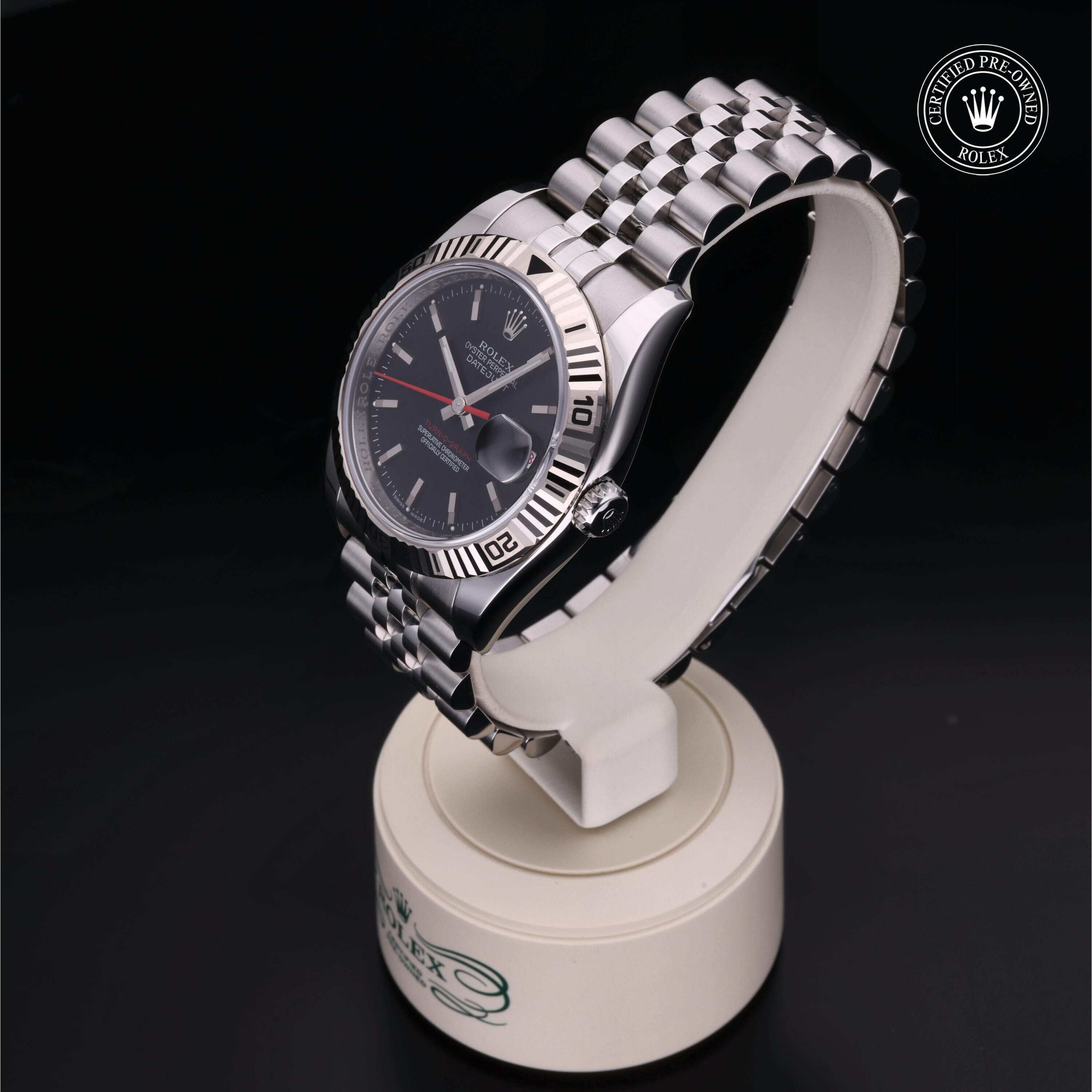 Rolex Datejust Turn-O-Graph en Rolesor 18 Carat Gris M116264-0008 chez Frojo - vue 6