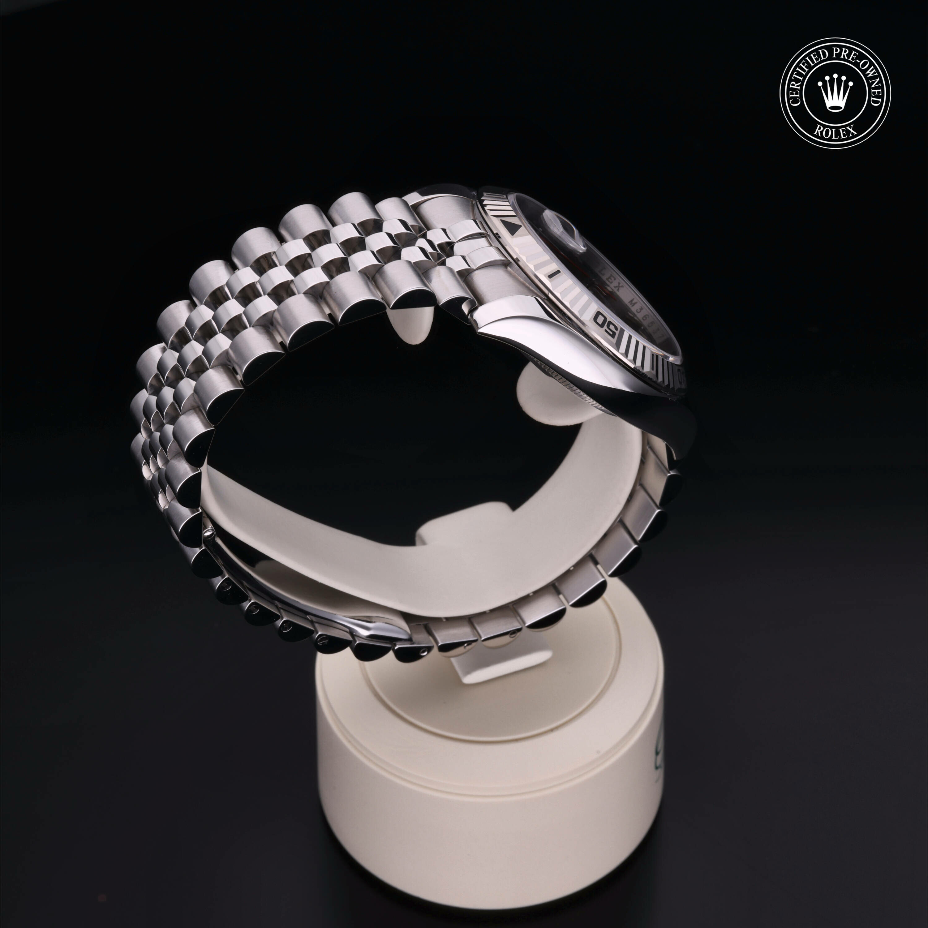 Rolex Datejust Turn-O-Graph en Rolesor 18 Carat Gris M116264-0008 chez Frojo - vue 25