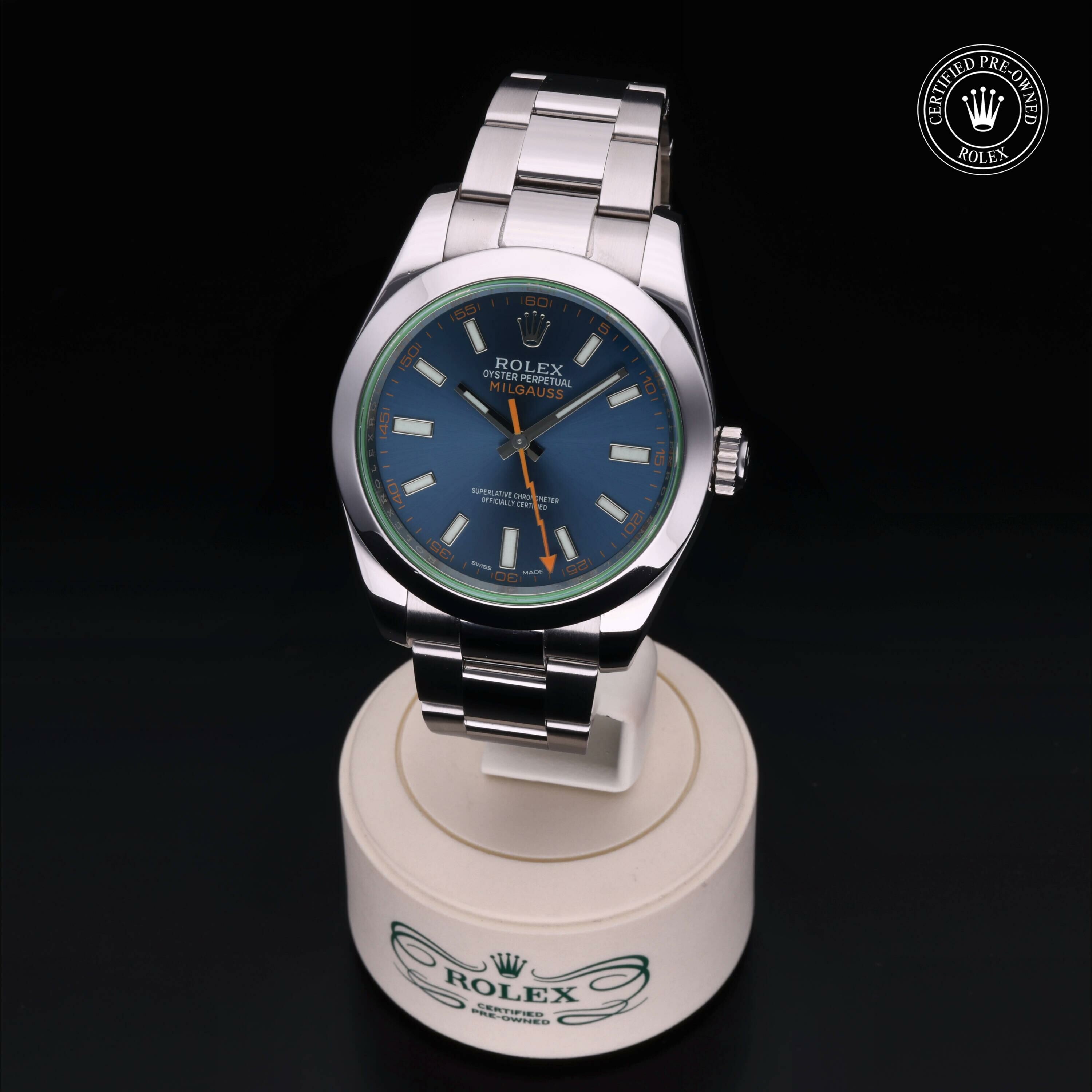 Rolex Milgauss en Acier M116400GV-0002 chez Frojo - vue 2