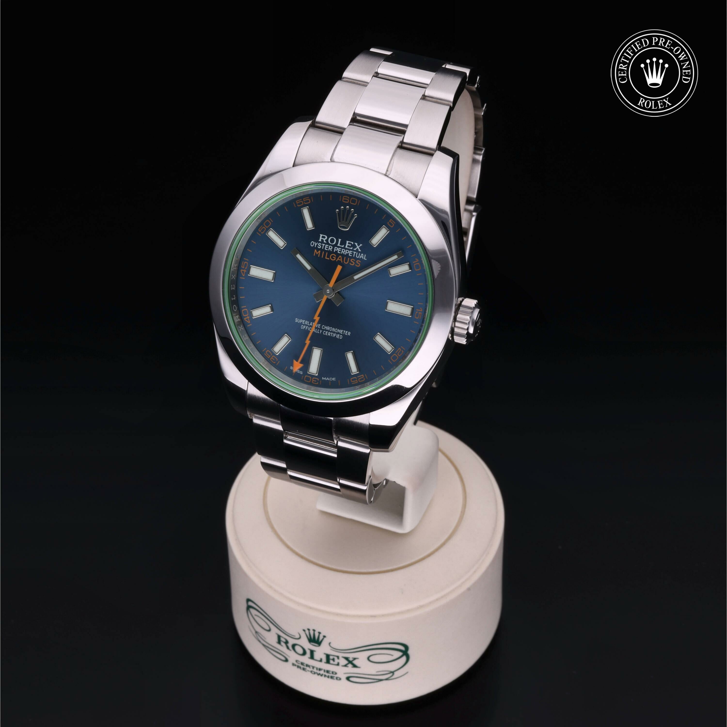 Rolex Milgauss en Acier M116400GV-0002 chez Frojo - vue 3