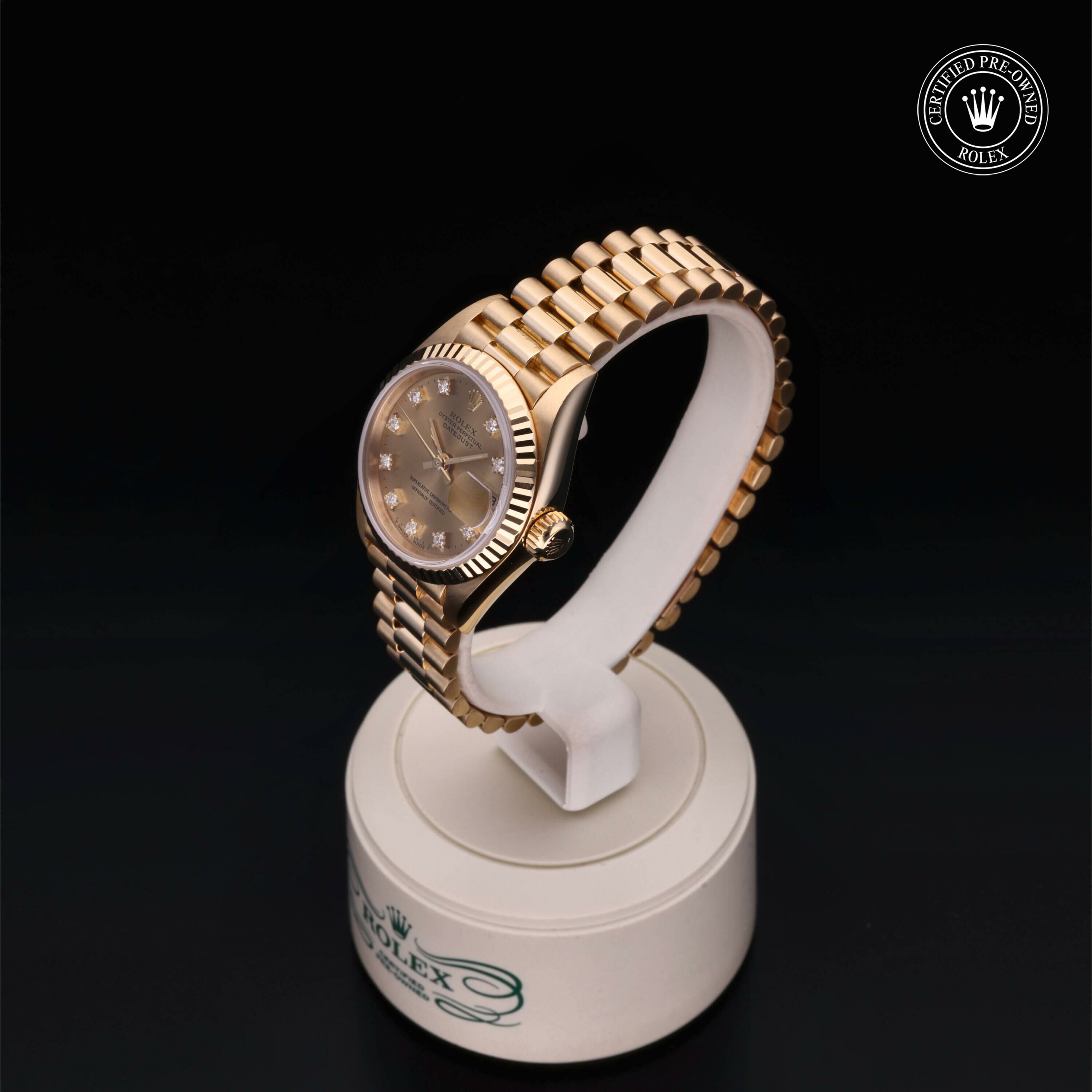 Rolex Lady-Datejust 26 en Or 18 Carat Jaune  chez Frojo - vue 6