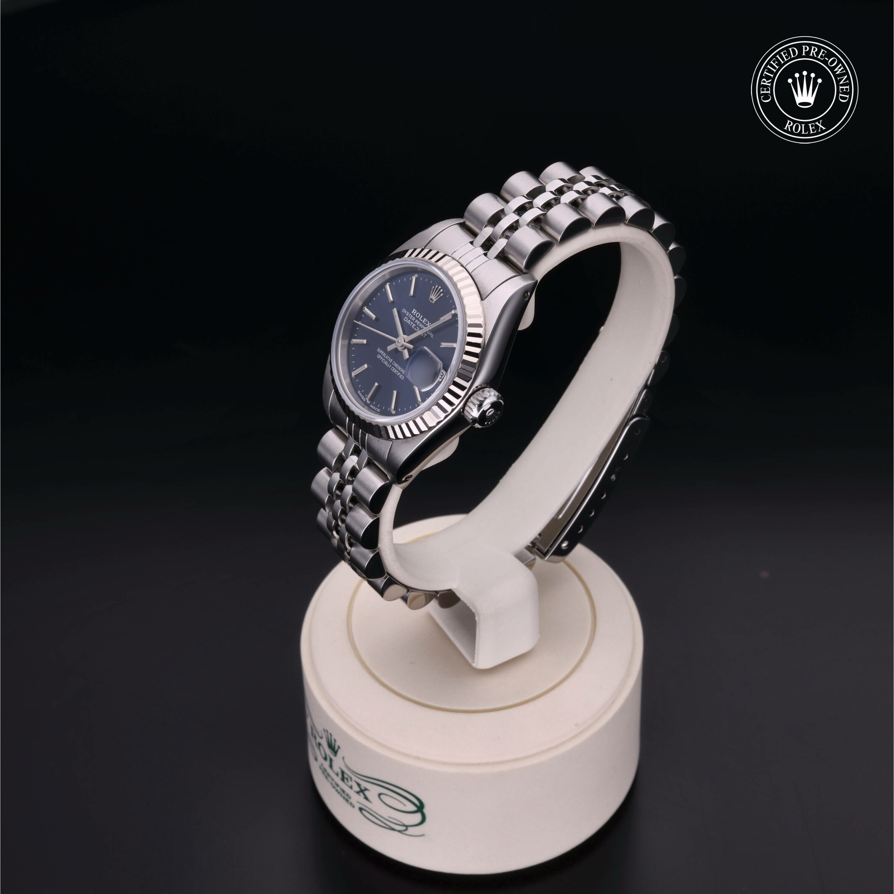 Rolex Lady-Datejust 26 en Rolesor 18 Carat Gris  chez Frojo - vue 6