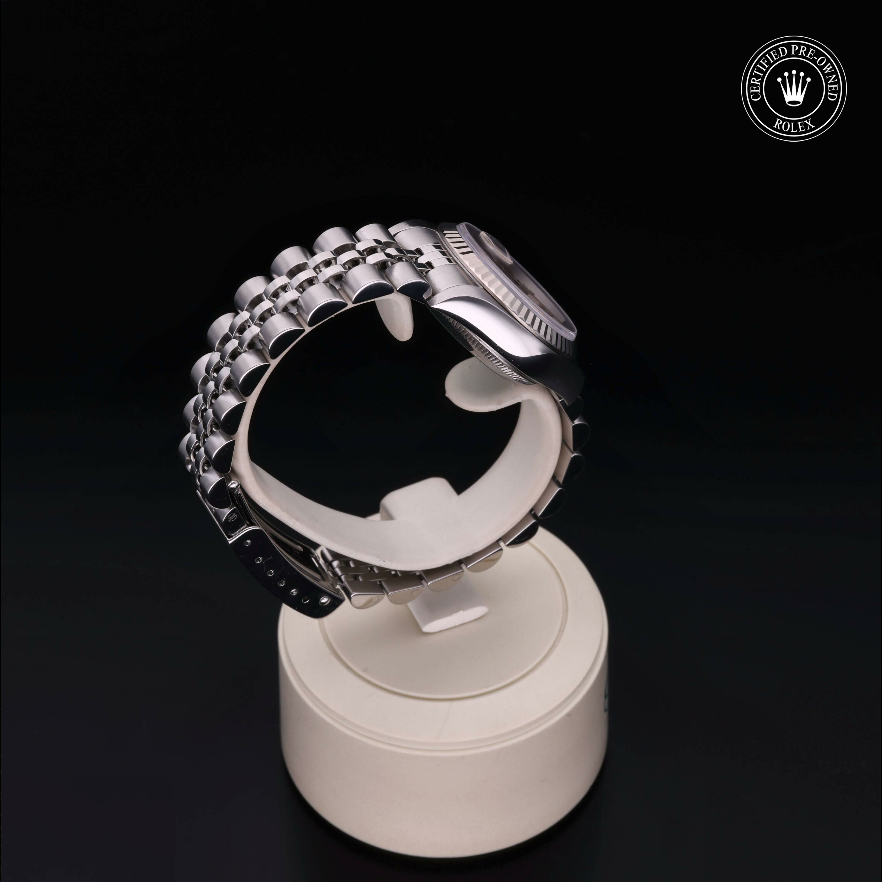 Rolex Lady-Datejust 26 en Rolesor 18 Carat Gris  chez Frojo - vue 25