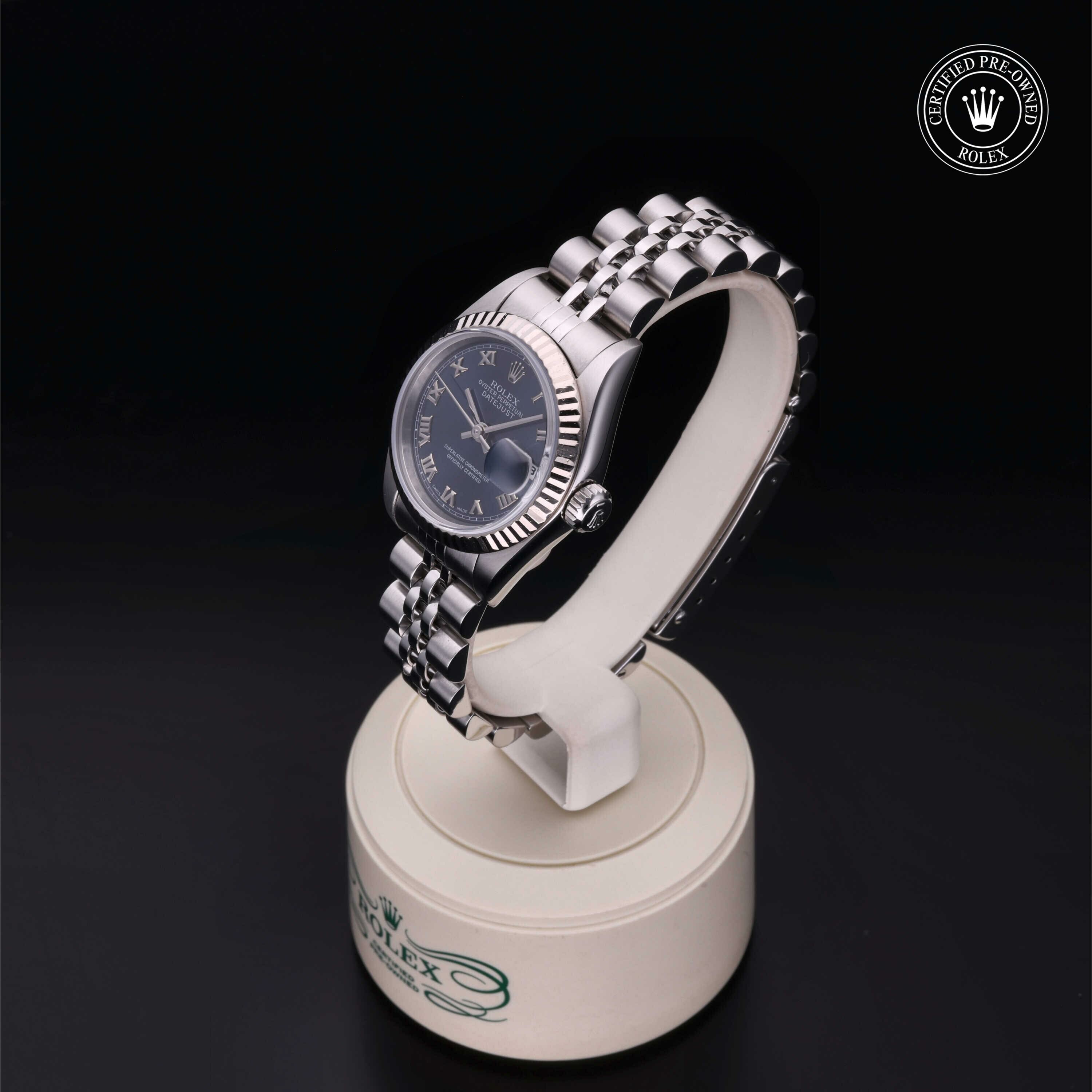 Rolex Lady-Datejust 26 en Rolesor 18 Carat Gris M69174-0003 chez Frojo - vue 6