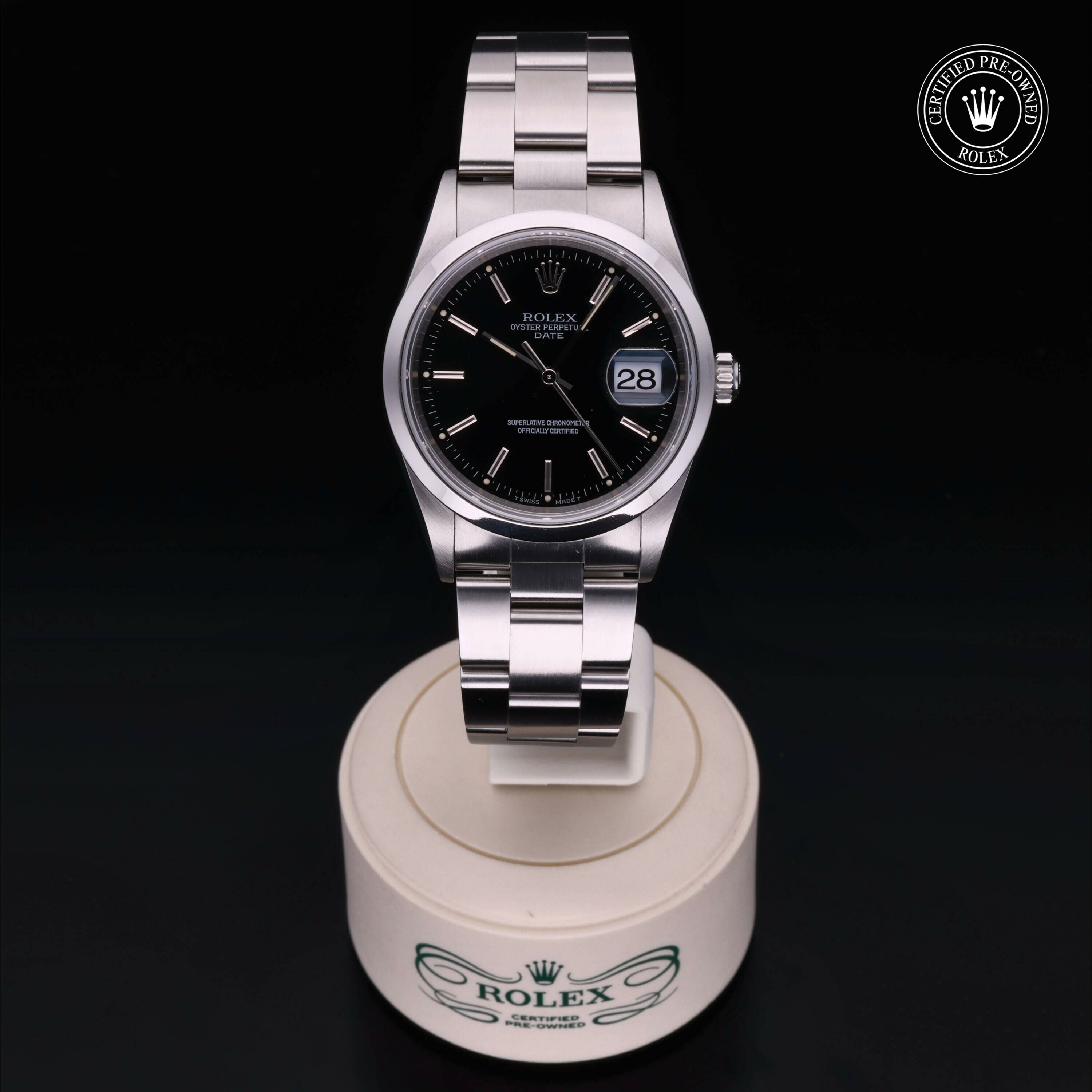 Rolex Oyster Perpetual Date 34 en Acier M15200-0009 chez Frojo