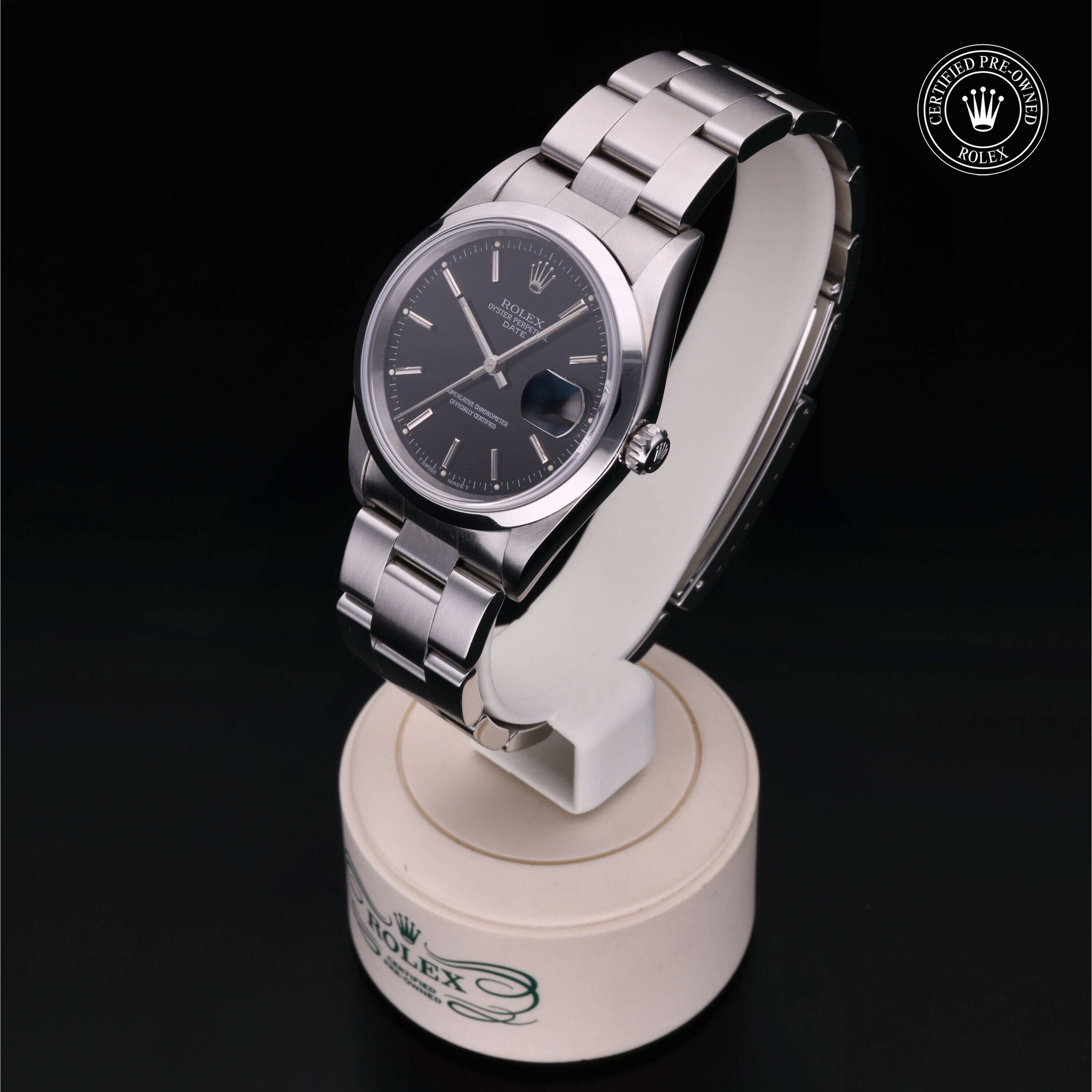 Rolex Oyster Perpetual Date 34 en Acier M15200-0009 chez Frojo - vue 5