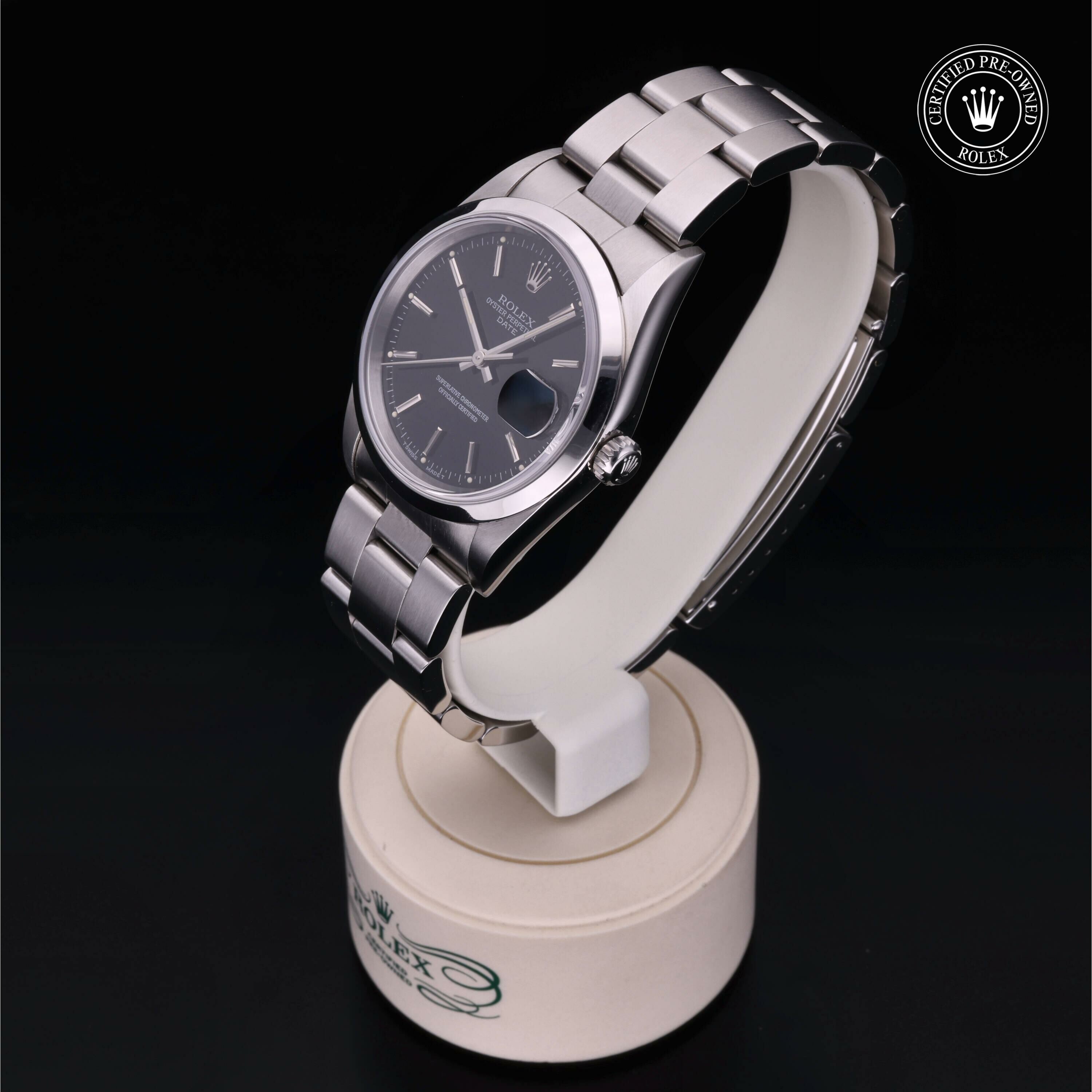Rolex Oyster Perpetual Date 34 en Acier M15200-0009 chez Frojo - vue 6
