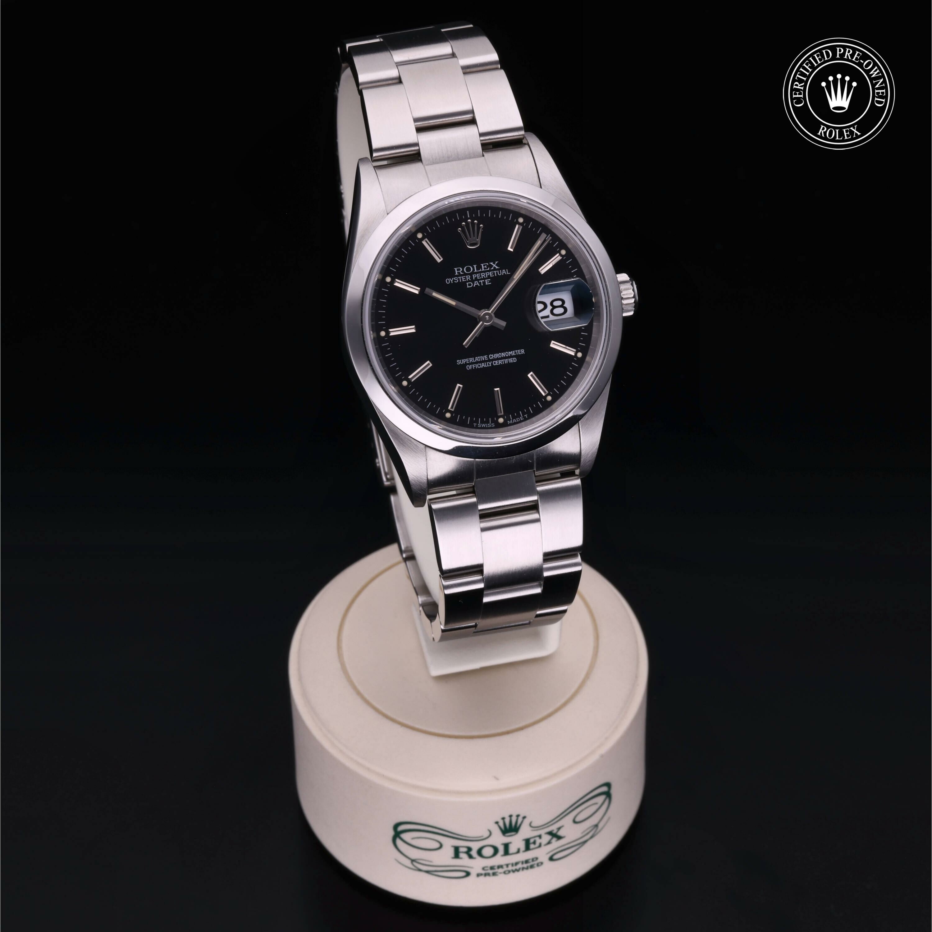 Rolex Oyster Perpetual Date 34 en Acier M15200-0009 chez Frojo - vue 35
