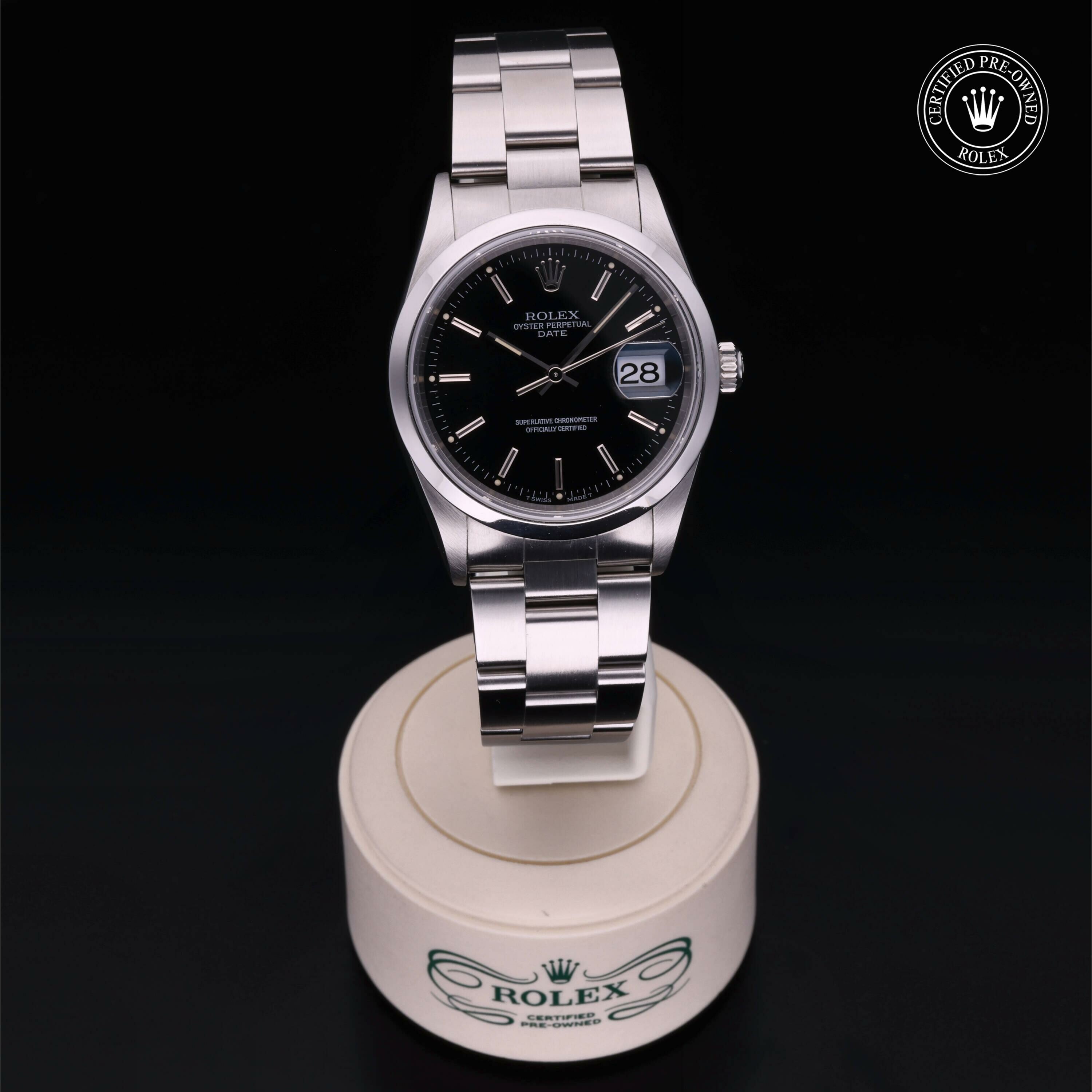Rolex Oyster Perpetual Date 34 en Acier M15200-0009 chez Frojo - vue 36