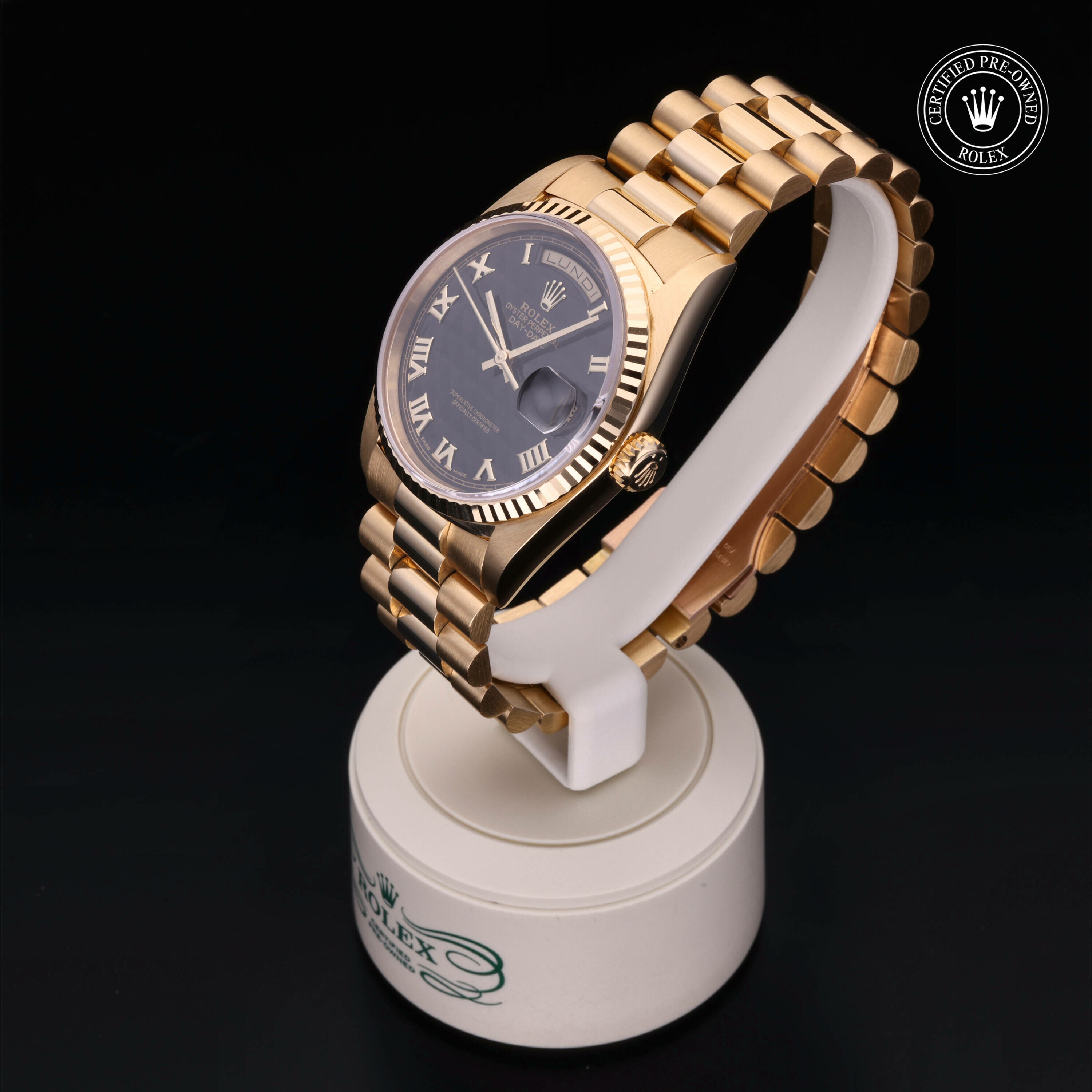 Rolex Day-Date 36 en or jaune 18 ct M18238-0007 chez Frojo - vue 6