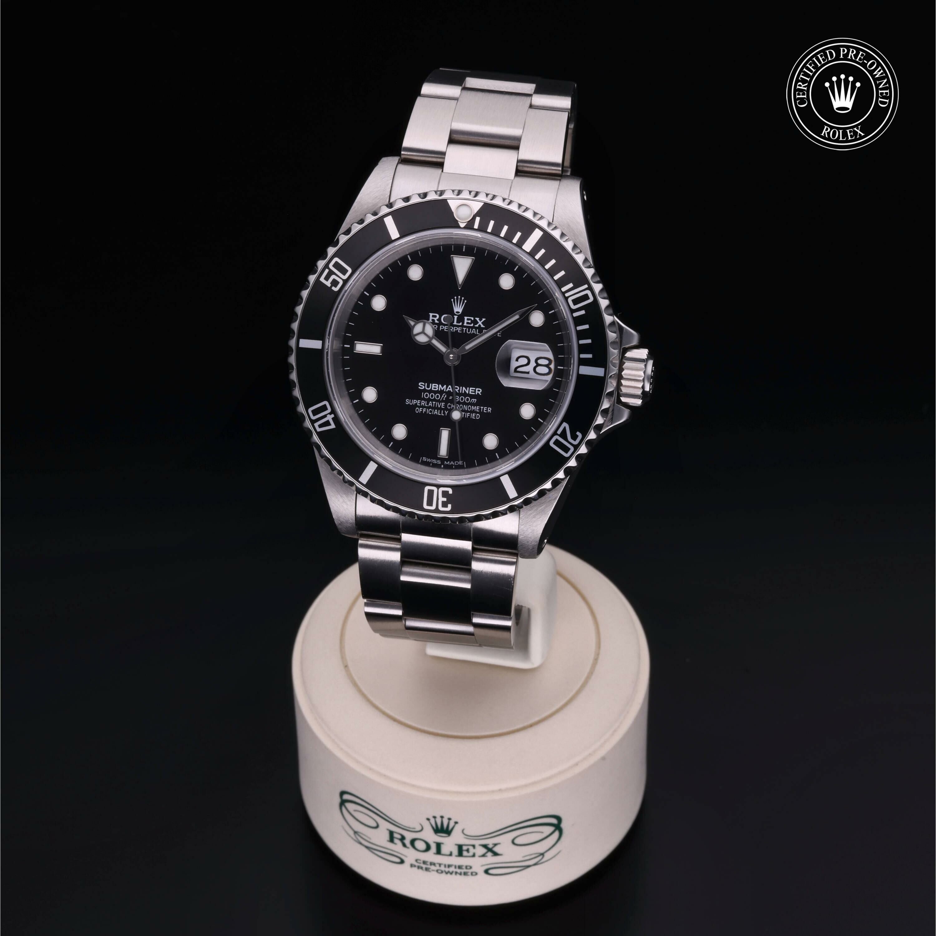 Rolex Submariner Date en Acier M16610-0004 chez Frojo - vue 2