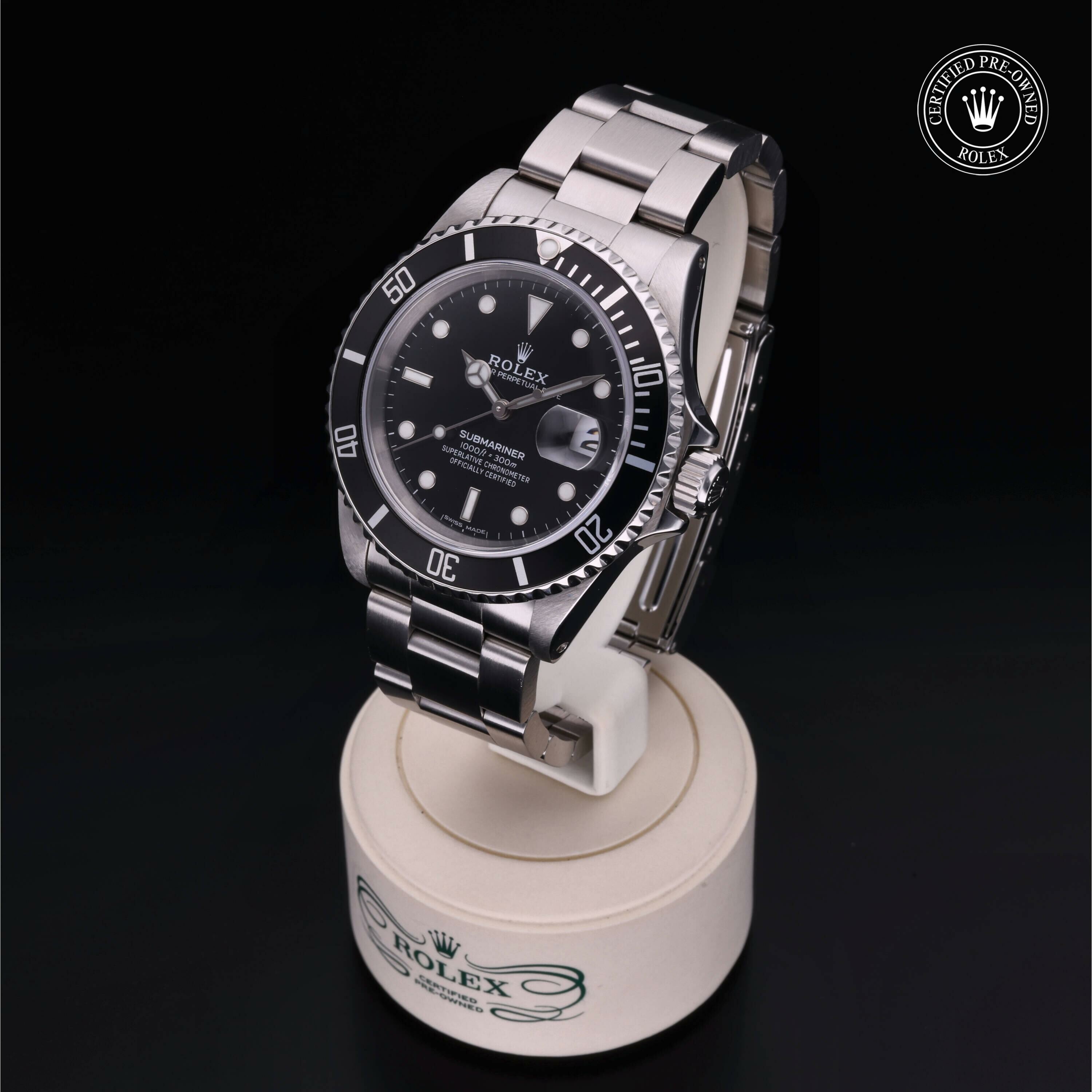 Rolex Submariner Date en Acier M16610-0004 chez Frojo - vue 4