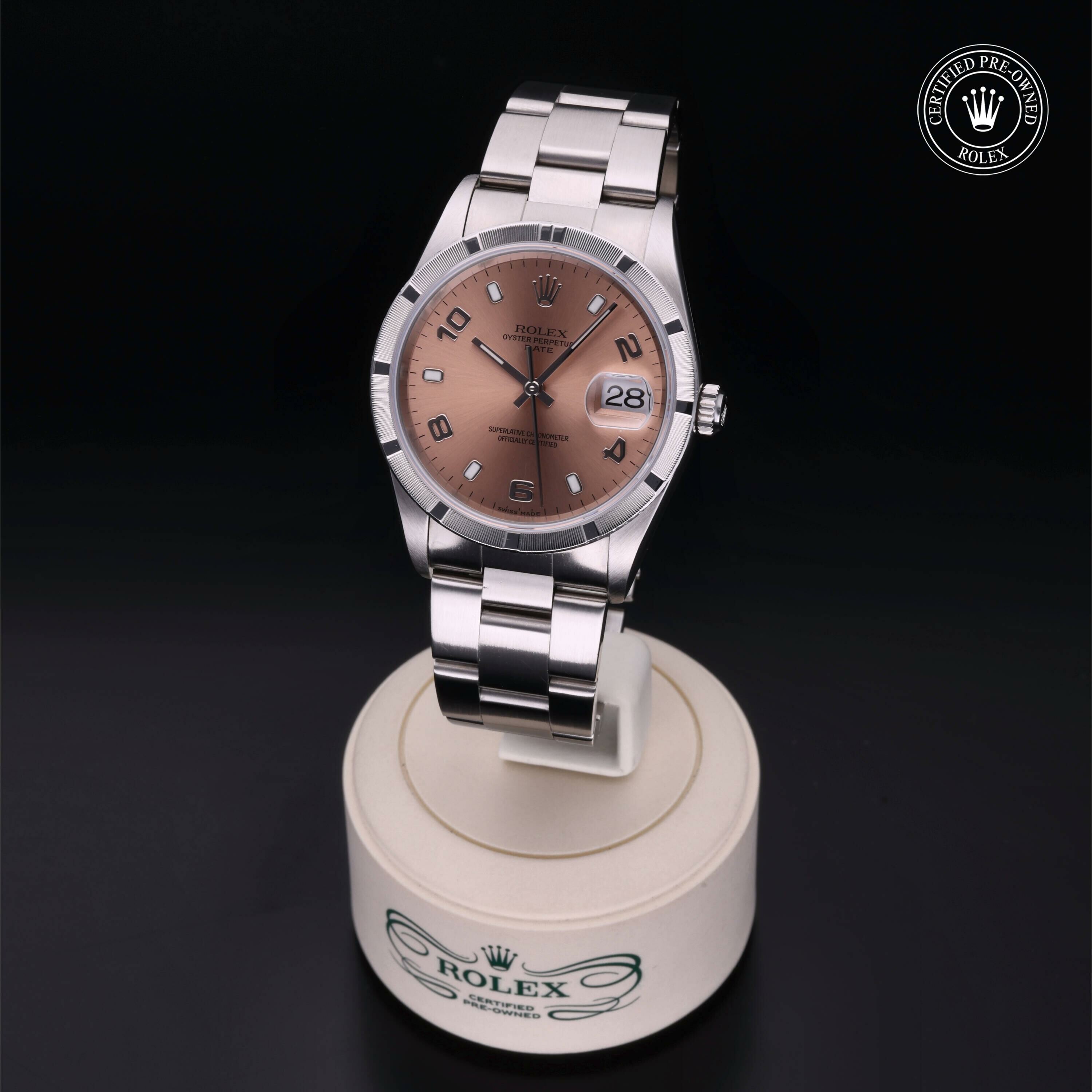Rolex Oyster Perpetual Date 34 en Acier M15210-0009 chez Frojo - vue 2