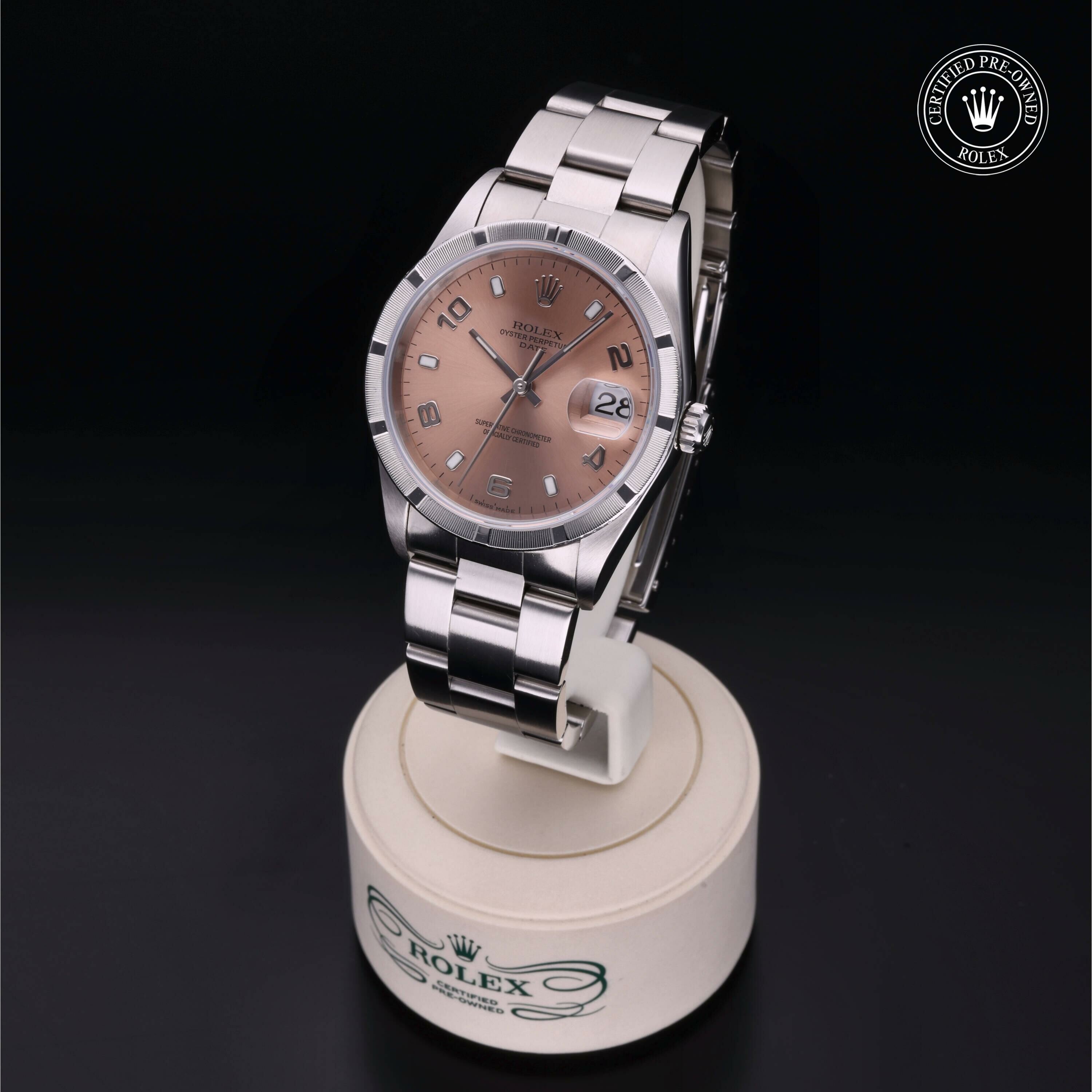 Rolex Oyster Perpetual Date 34 en Acier M15210-0009 chez Frojo - vue 3
